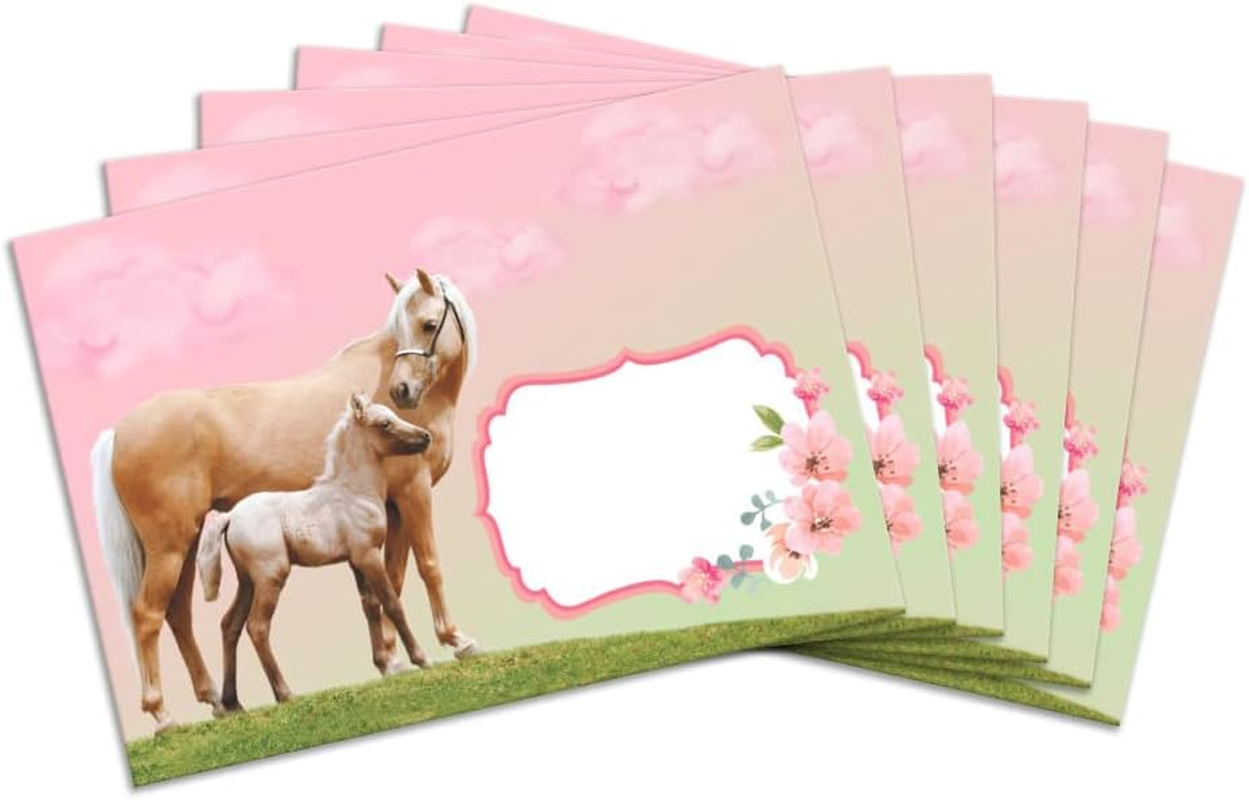 Junapack Girls Stationery Set Horse with Foal Horses Letter Pad with Envelope for Kids Pad A5 with 25 Sheets 15 Envelopes image number 2