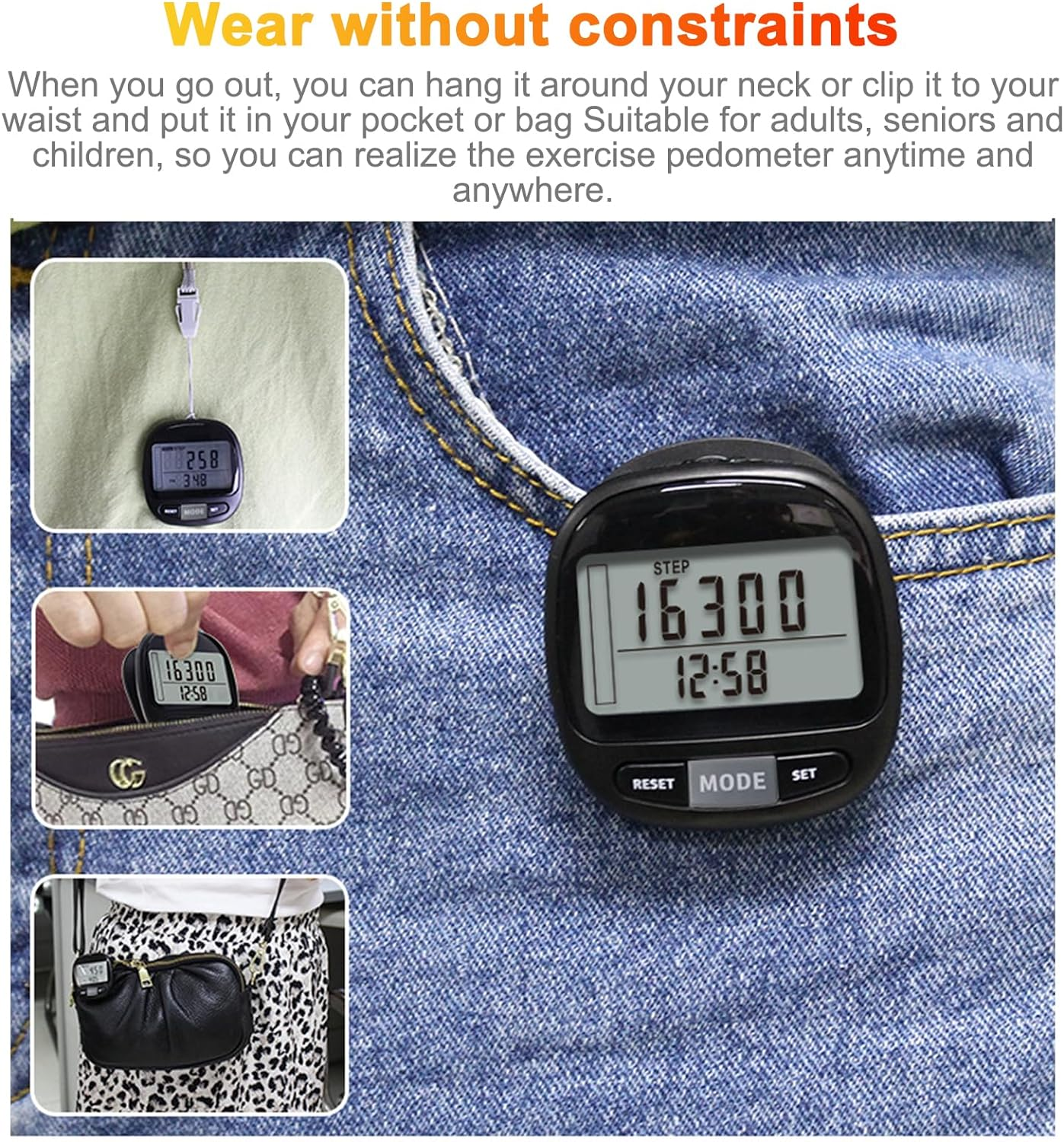 Pedometer Calories Distance Miles Goal Steps image number 4