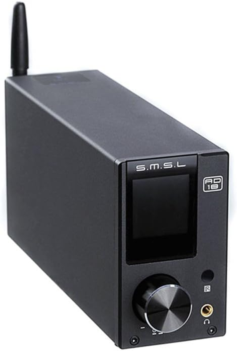S.M.S.L AD18 Audio Hifi Stereo Amplifier with Bluetooth 4.2 Supports Apt-X,Usb DSP Full Digital Power Amplifier 2.1 Small 80Wx2 Class D Amplifier with Subwoofer Output image number 1