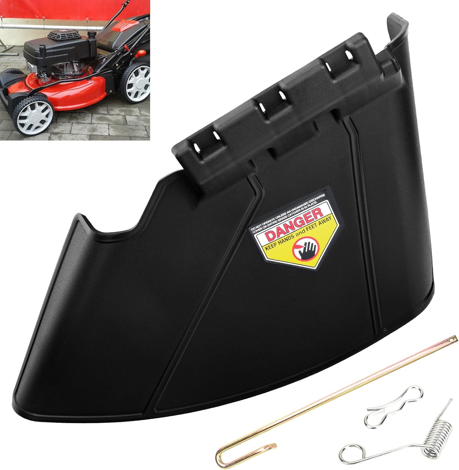 121-0739 Discharge Deflector Compatible with Toro Exmark 121-0739 74390 74395 74640 74641 74798 Side Chute, Discharge Deflector Side Chute image number 6