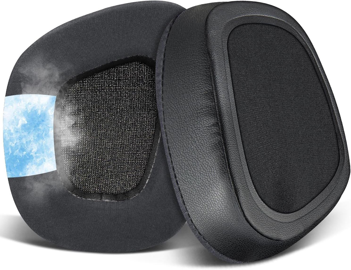 SOULWIT Mesh Fabric Replacement Earpads for Corsair Void/Void V2/Void Pro/Void Elite/Surround Wired & Wireless RGB USB Gaming Headsets, Ear Pads Cushions with Noise Isolation Foam - Black