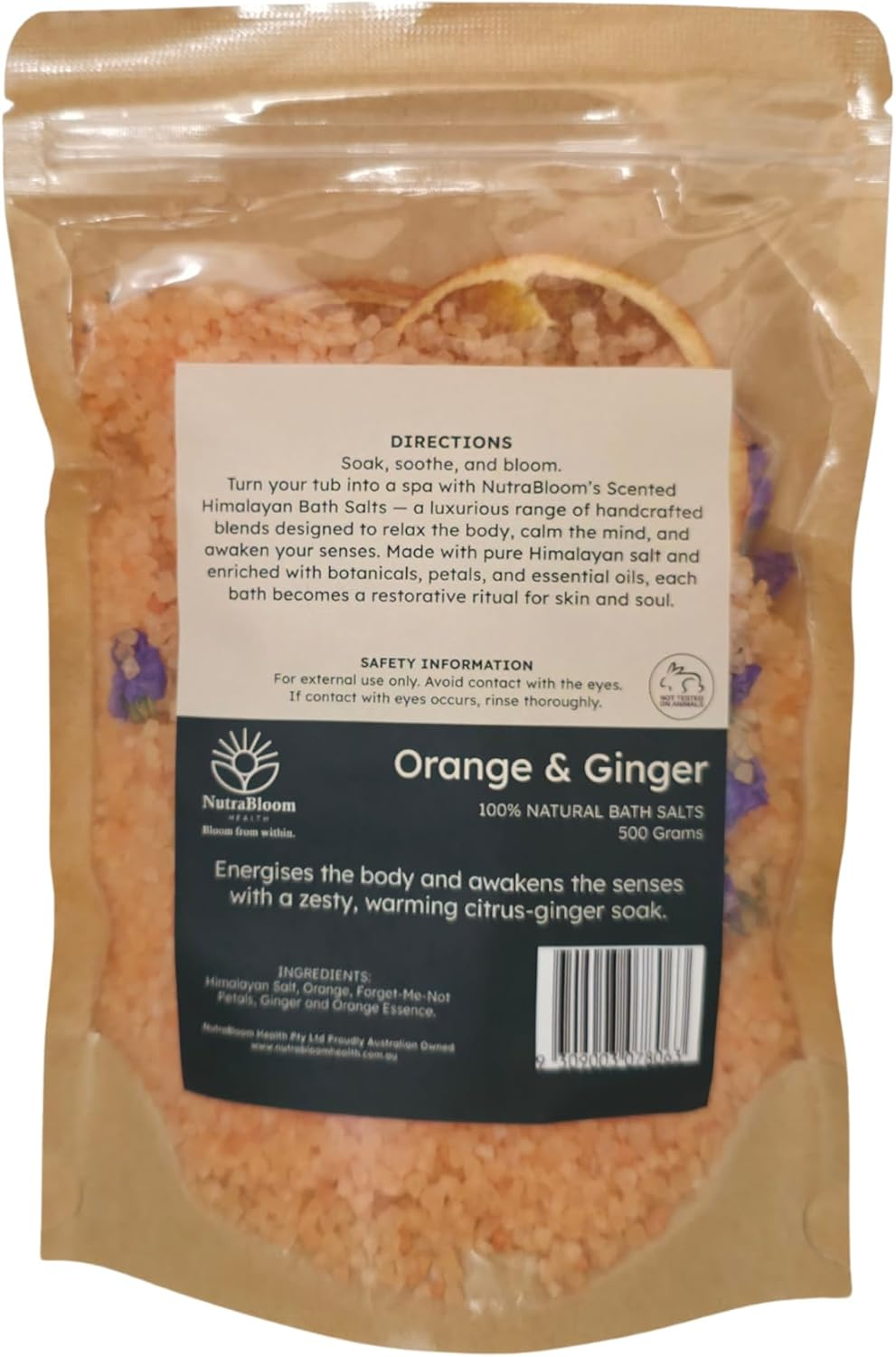 Nutrabloom Botanical Bath Salts (Red Rose) image number 6