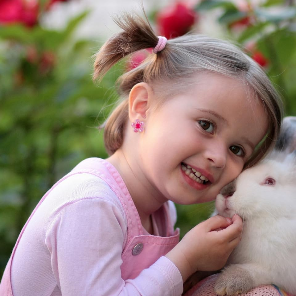 Toddmomy Clip on Earrings Girls: 4 Pairs No Pierced Design Earrings Dress up Pretend Princess Play Jewelry Accessories for Kids image number 3