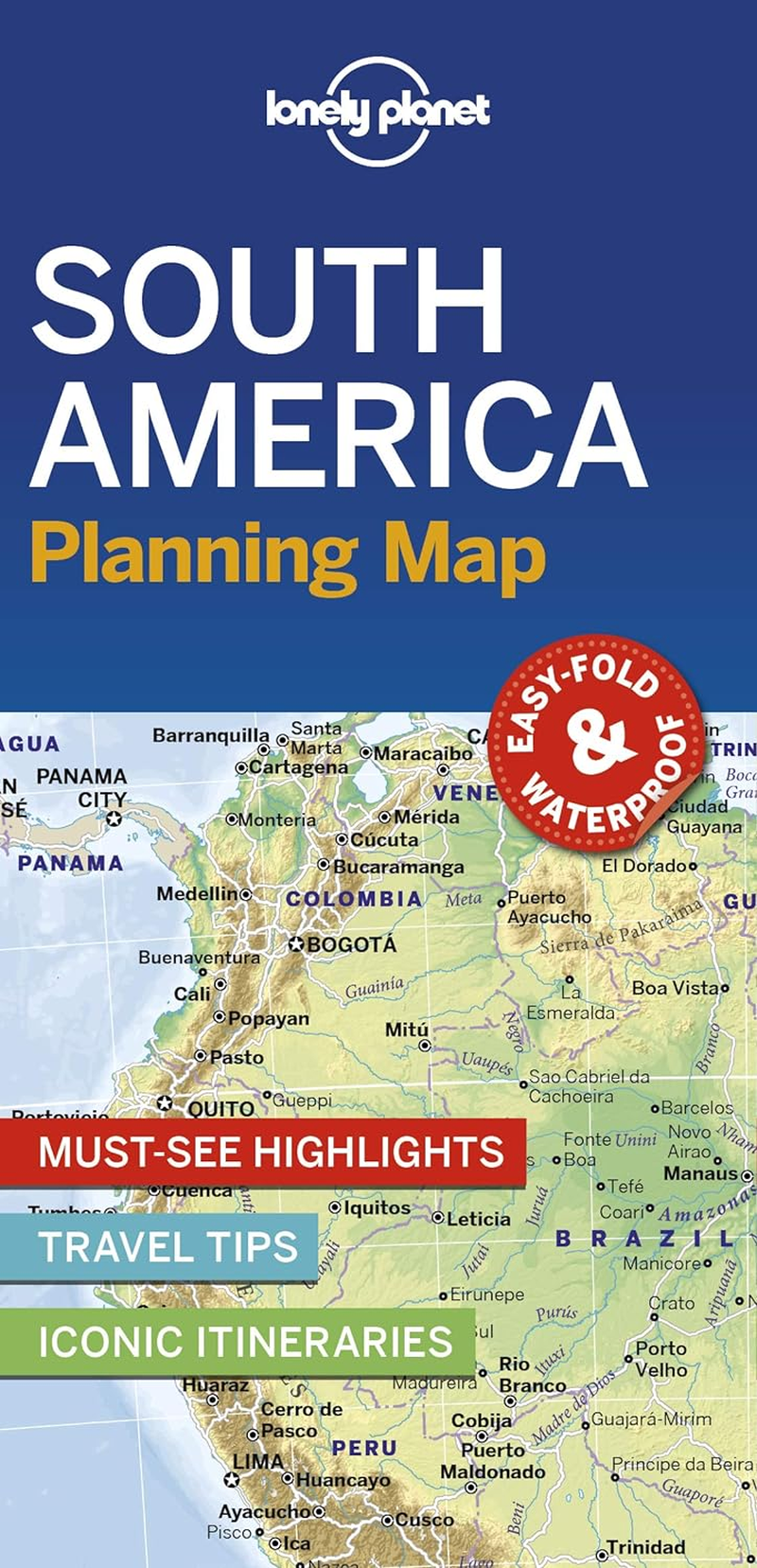 Lonely Planet South America Planning Map