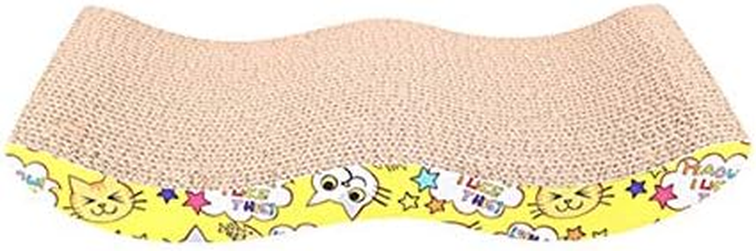 LE YOU PET Cat Scratching Boards of Various Shapes with Free Catnip (M Shape) image number 3