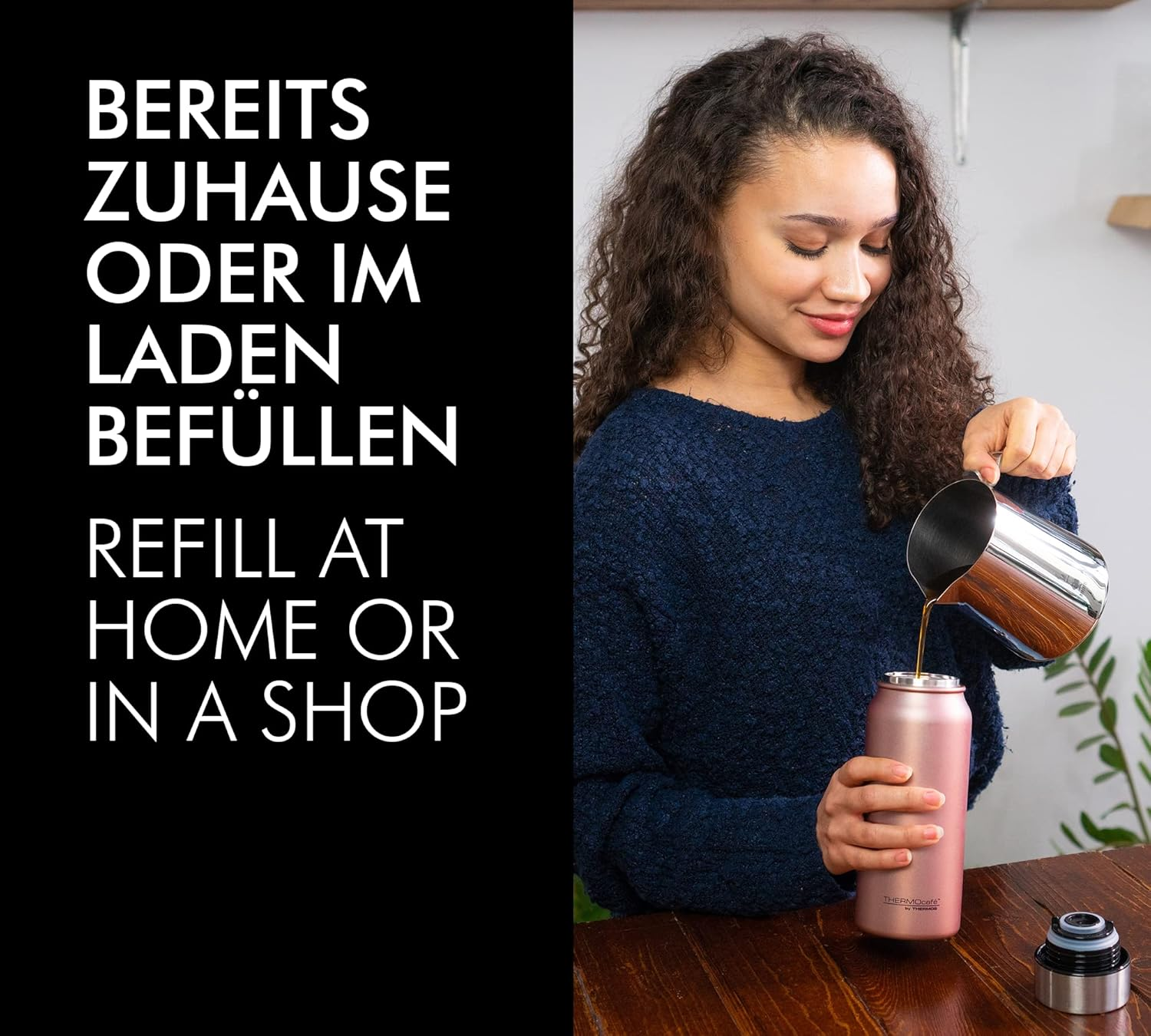 Thermocaf&eacute; by Thermos TC Mug, Thermal Mug Stainless Steel Matte 350 Ml, Coffee Mug Keeps Hot Hot for 8 Hours, Coffee to Go Mug Leak-Proof and Dishwasher Safe with Detachable Closure, Stainless Steel image number 5