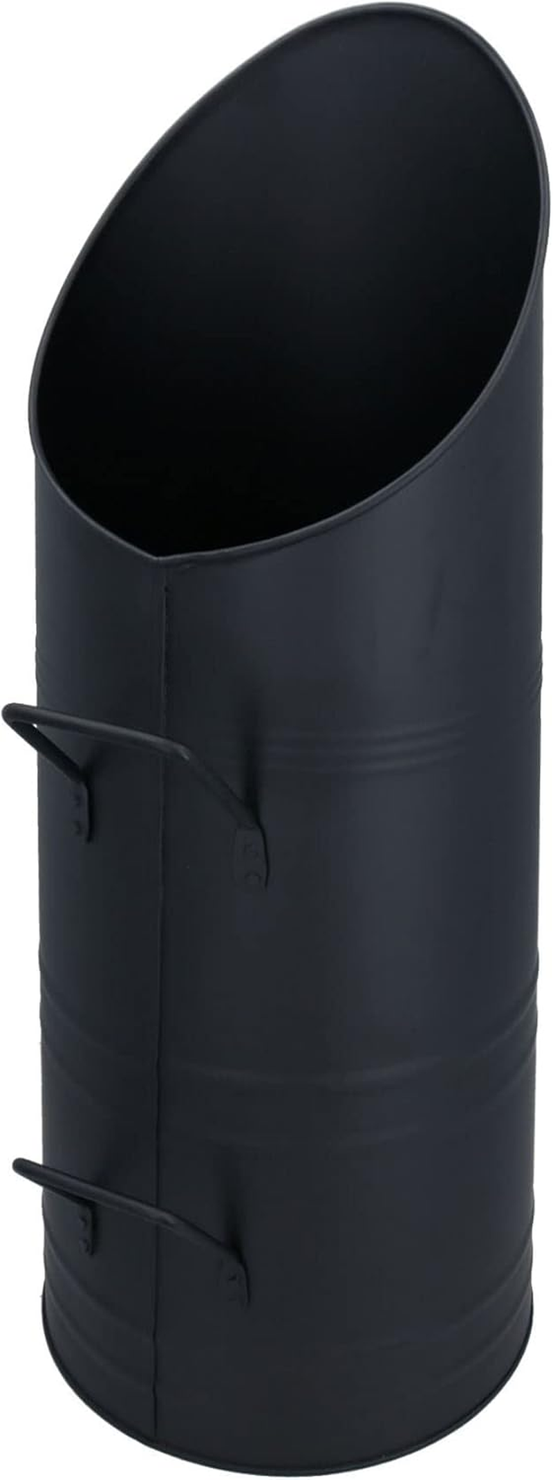 AB Tools Coal Hod Scuttle Black Metal Bin Coal Carrier Fire Log Burner 56 X 25Cm Fireplace image number 1