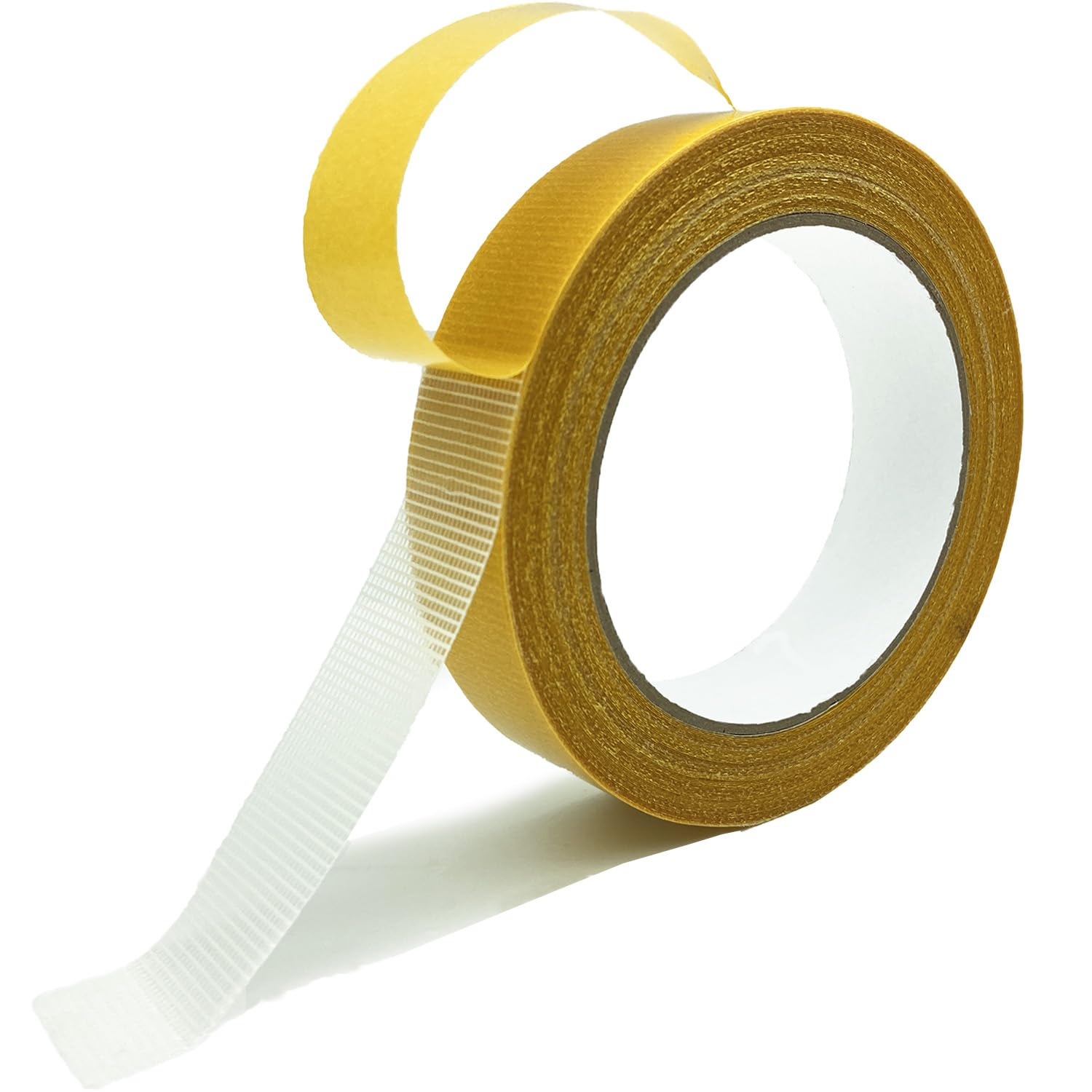 KAIHENG Double Sided Fabric Tape, Heavy Duty Strong Double Sided Carpet Tape, High Adhesion Clear Tape for Clothes, Dress, Arts, DIY Crafts, 1.9IN*9Y image number 2