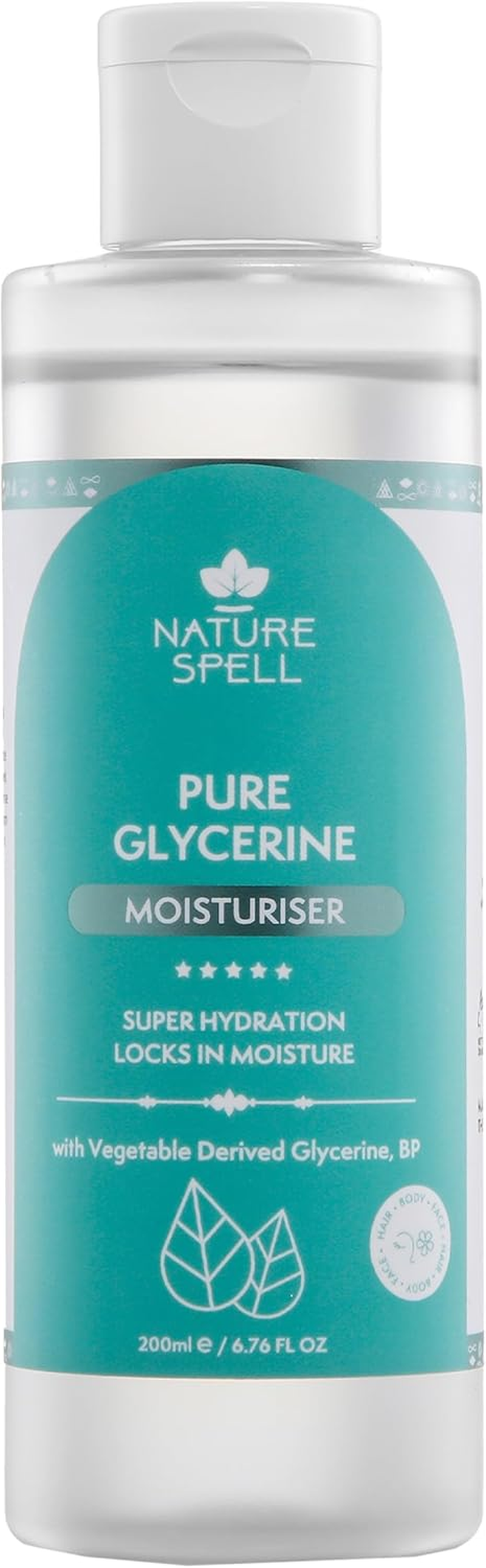 Nature Spell 100% Pure Vegetable Glycerine for Face and Body, Moisturises & Refreshes, for All Skin Types, Vegan, 200Ml image number 4