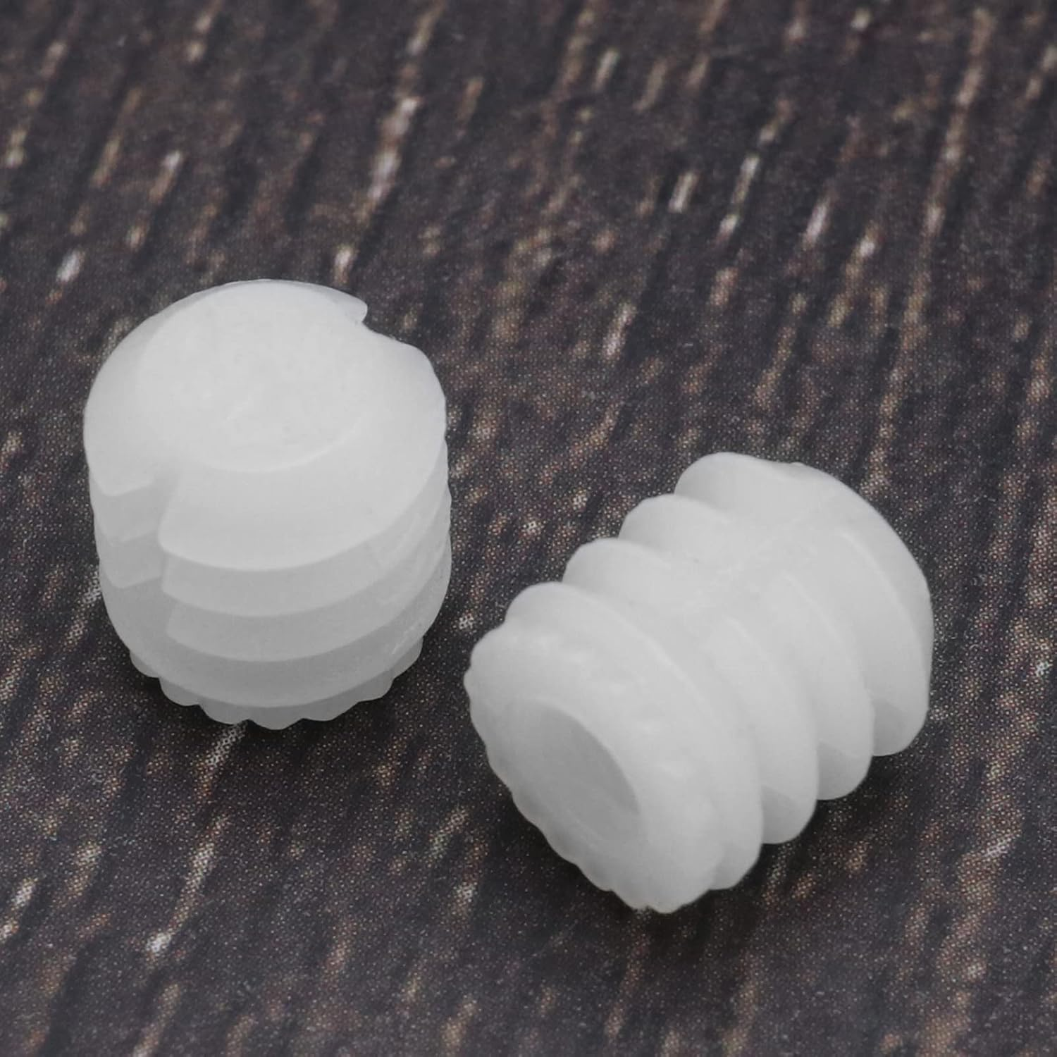 Ecsing 100Pcs M4X10Mm Hinge Expansion Dowels Plastic Expansion Dowels 4Mm White Hinge Dowel Inserts Accessories for Cabinet Cupboard 8.8X10Mm image number 5