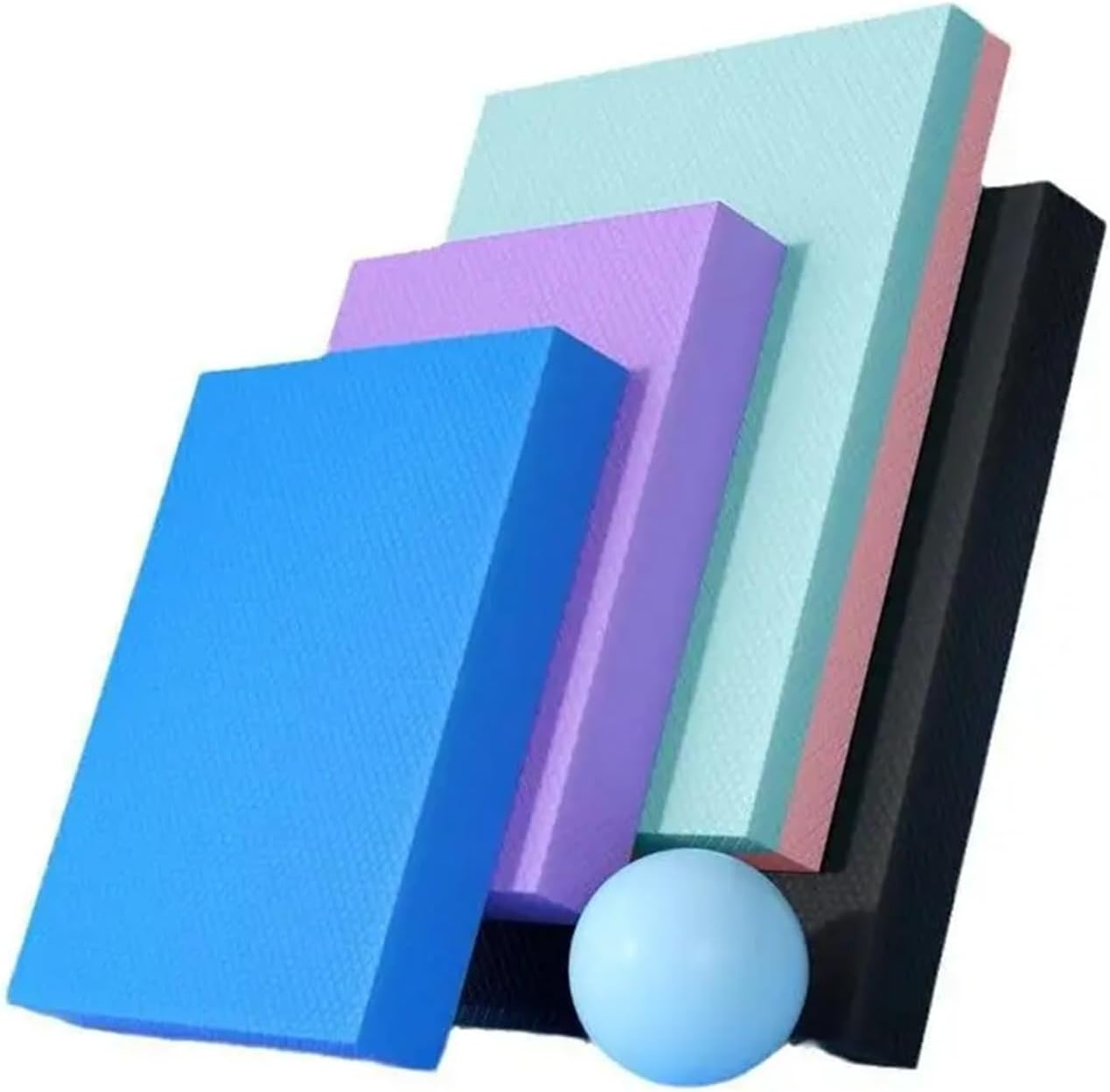 Dual Color Balance Pad TPE Anti-Slip Ankle Rehabilitation Training Mat with Thickened Non-Slip Surface for Yoga Core Fitness