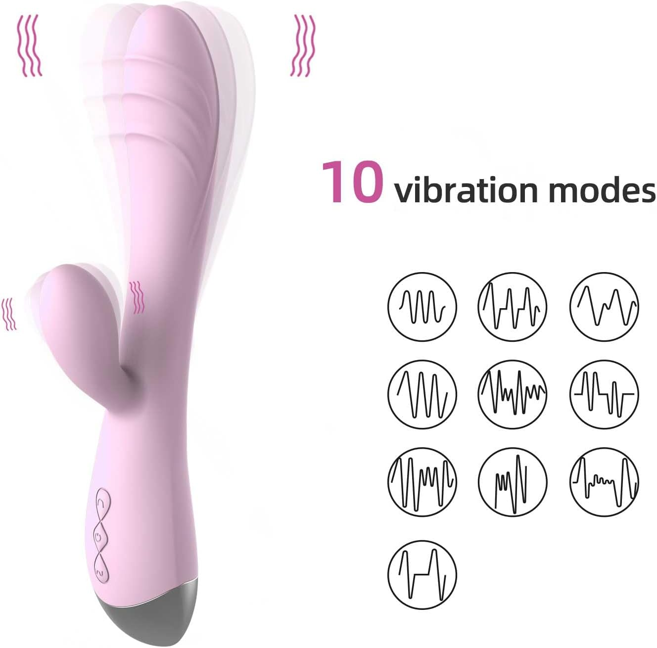 Bullet Massage Rod Powerful Mini Stick Soft Toys for Women Pleasure Handheld Portable Quiet 10 Speeds Waterproof Electric Personal Bullet Setting for Body Relax, Delivery Fast image number 3