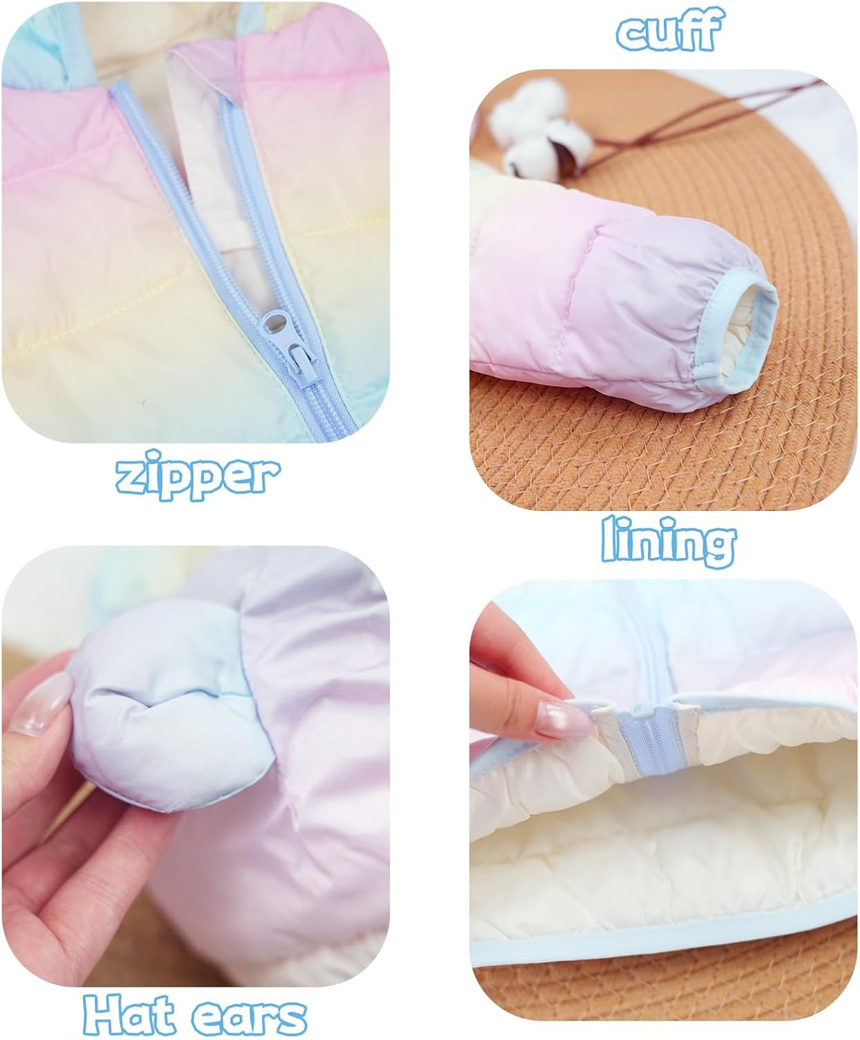 Baby Coat Toddler Baby Girls Coat Winter Warm Hooded Jacket Windproof Thick Clothing for 1-5Years image number 3