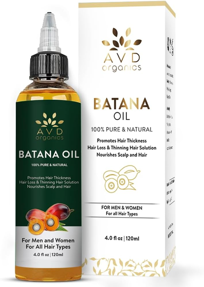 AVD Organics Batana Oil for Hair | 100% Pure & Natural Batana Oil Skin Moisturizer Eyebrows | Ideal for Men & Women | 120ML image number 1