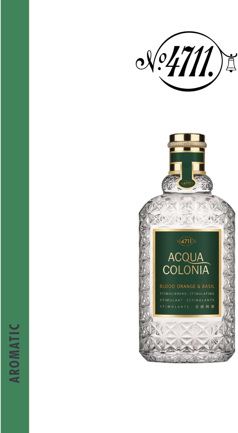 Muelhens Muelhens 4711 Acqua Colonia Blood Orange and Basil for Women 5.7 Oz EDC Spray, 169 Ml, Multi (2361240)