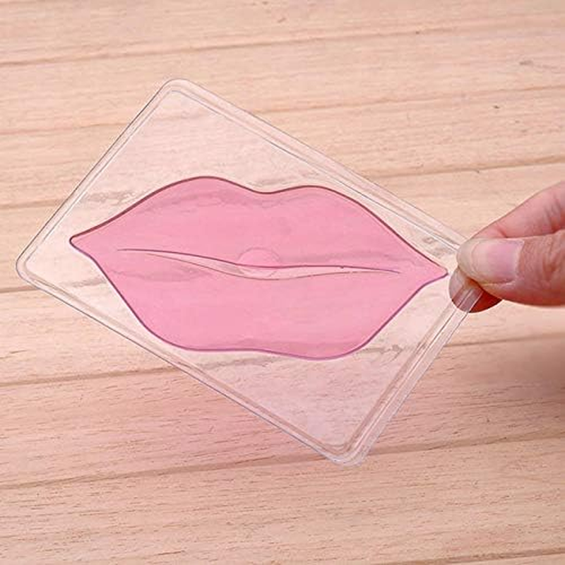 Ccbeauty 30 Pieces Pink Collagen Crystal Lip Mask Lip Plumper Mask Gel Care Mask Moisturer Essence Make Your Lip Attractive and Sexy image number 5