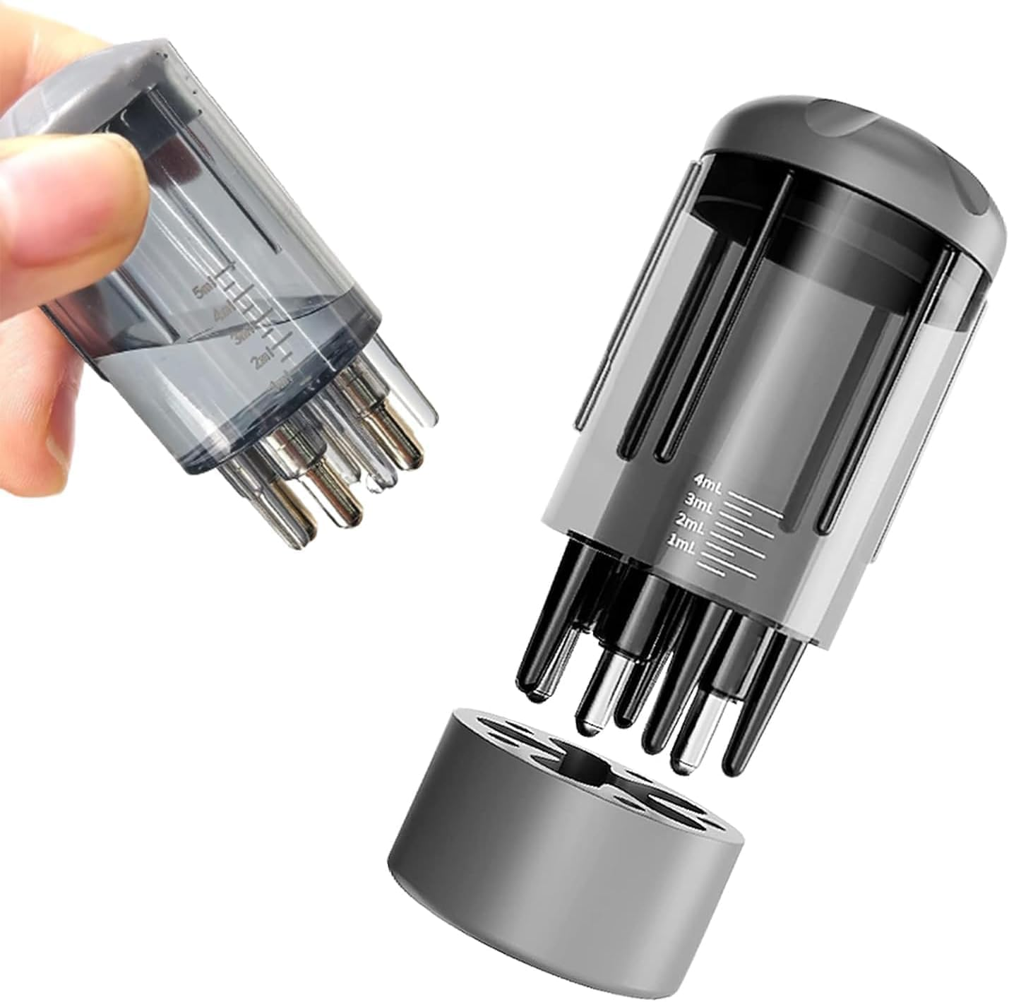 1Pc Scalp Applicator Comb,Hair Growth Care Hair Massager, Portable Hair Oil Applicator Bottle Scalp Massager, Hair Oil Applicator for Scalp Massager and Hair Growth Care (White)