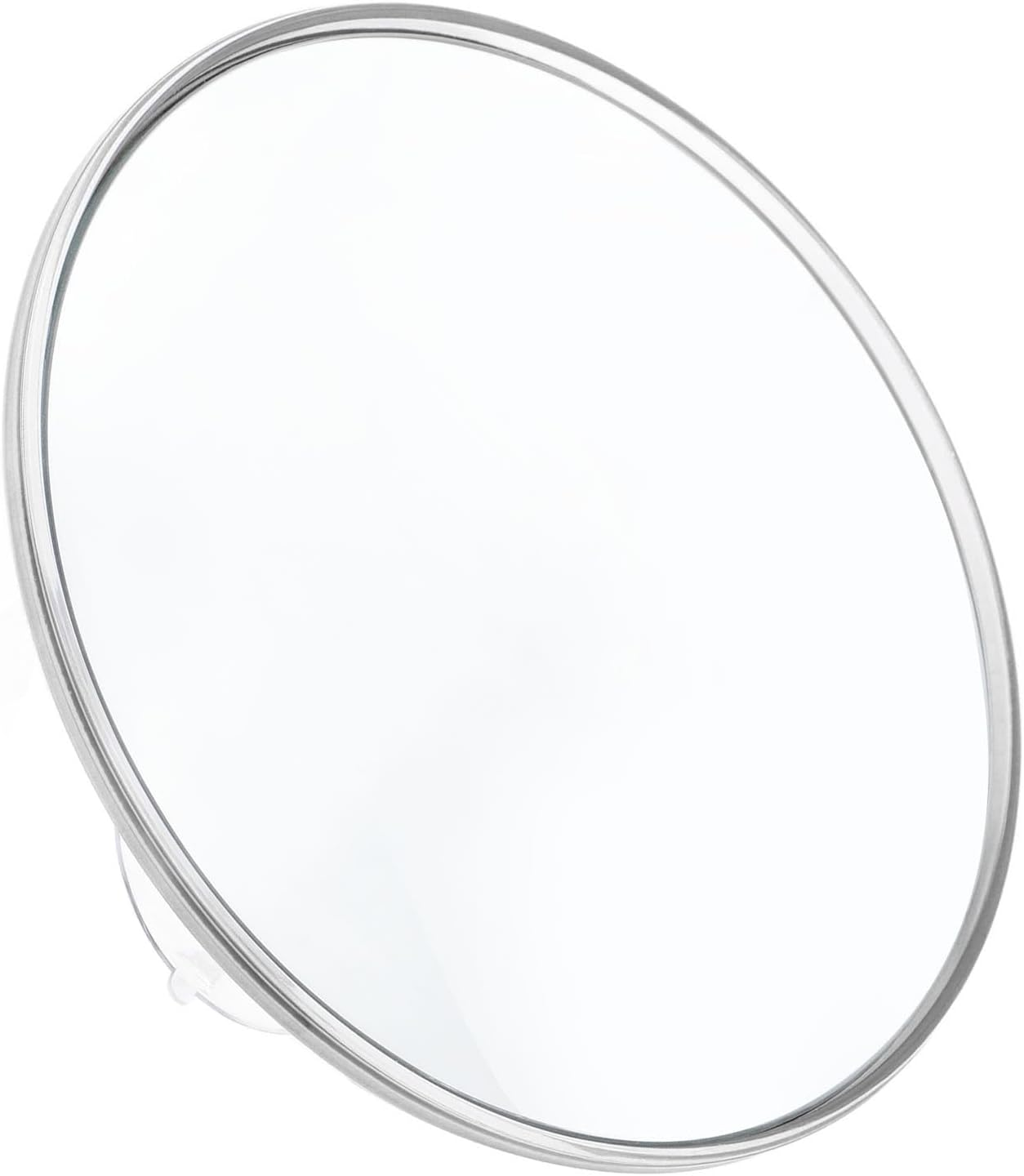 30X Magnifying Mirror with Suction Cup, 6 Inch Large Makeup Mirror with 30X Magnification, Compact Makeup Magnifying Mirror, round Magnifying Mirror for Travel Mirror (Silver) image number 2