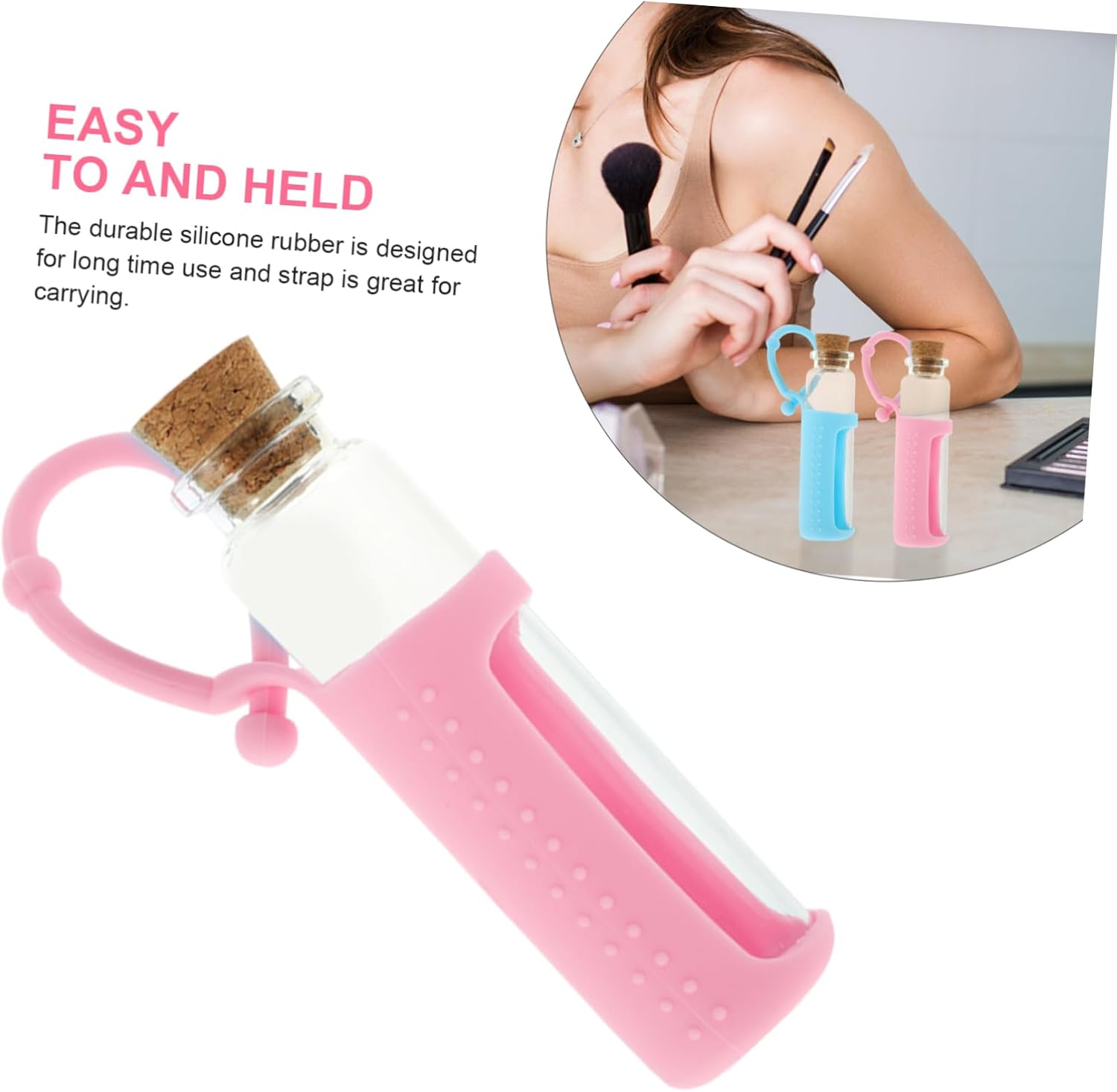 BESTYASH 6Pcs 10Ml Silicone Roller Bottle Covers Essential Oil Protector Sleeve Protective Case for Travel and Storage image number 6