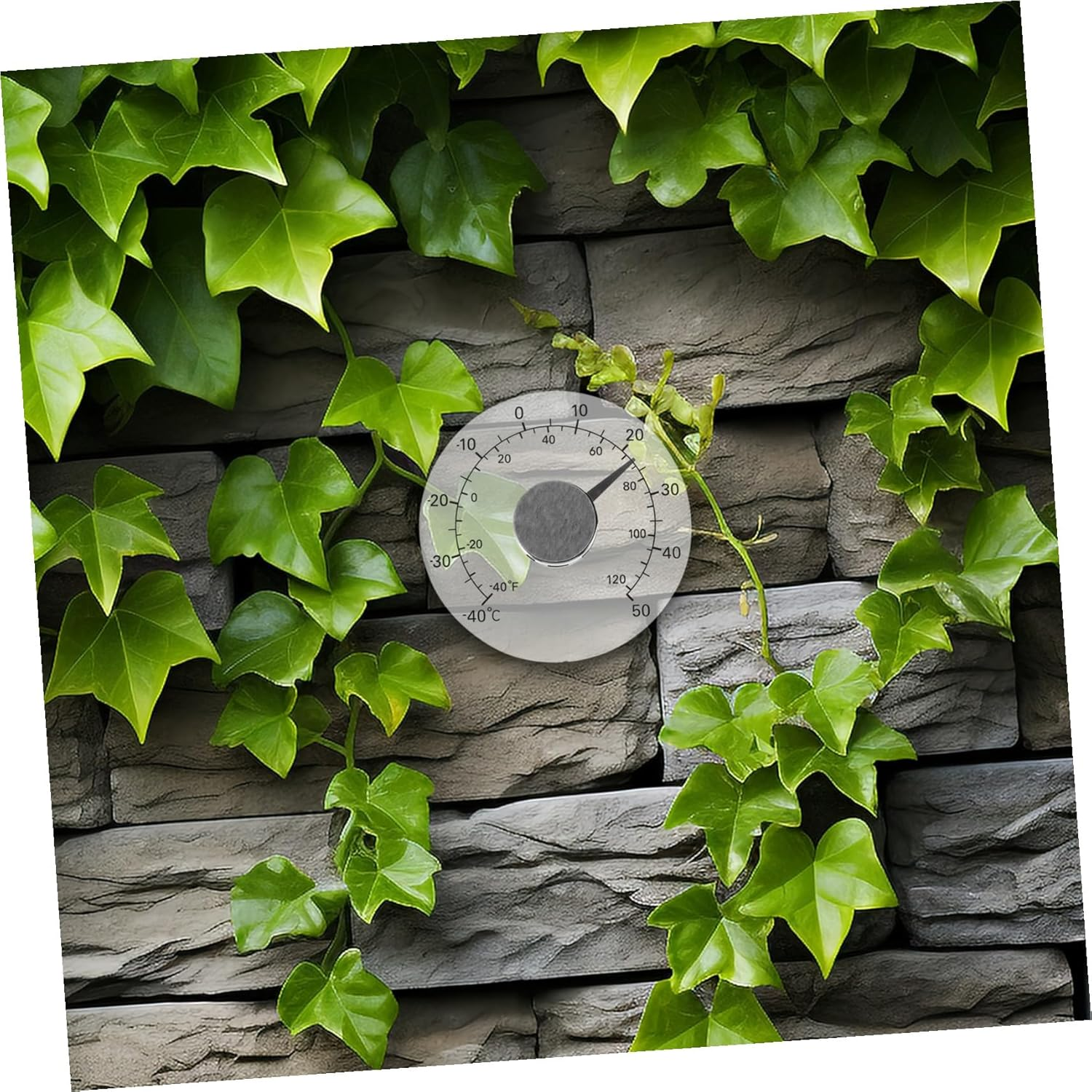 Abaodam Window Thermometer Indoor Outdoor Accurate Temperature Gauge for Home Bedroom Kitchen Multi-Purpose Household Temperature Monitor Glass Surface image number 5