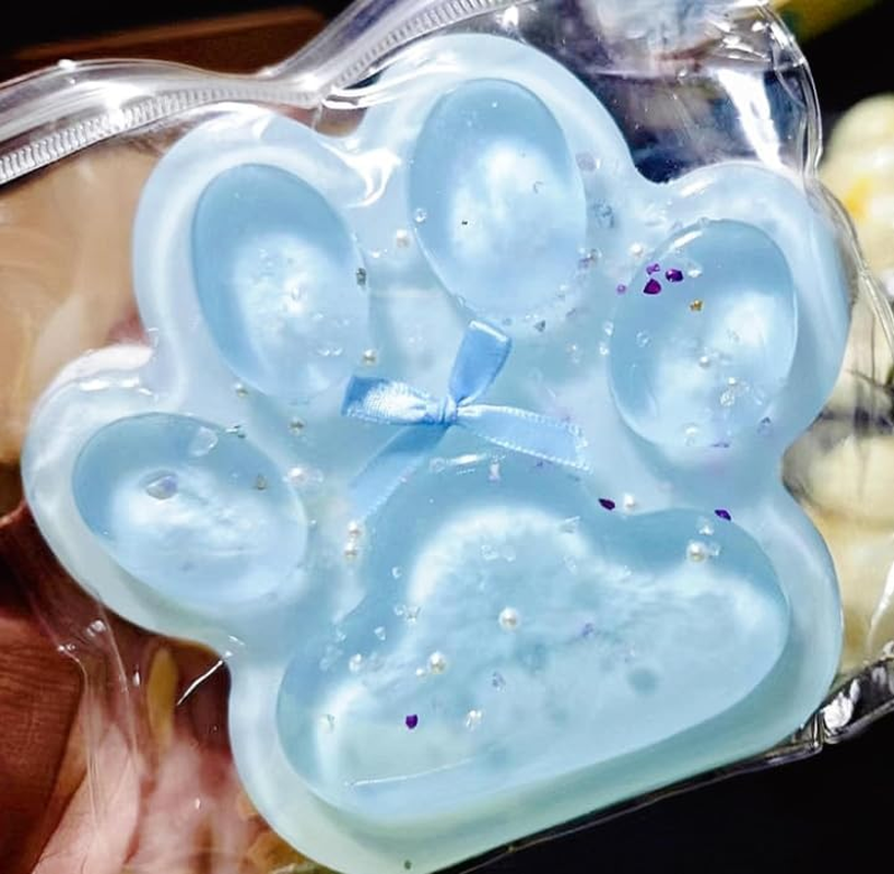 RUOXGZP Taba Giant Paw Squishy for Kids Adults, Big Furry Cat Paw Squishy Toys for Stress Relief, Super Soft Squeeze Fidget Toys image number 4