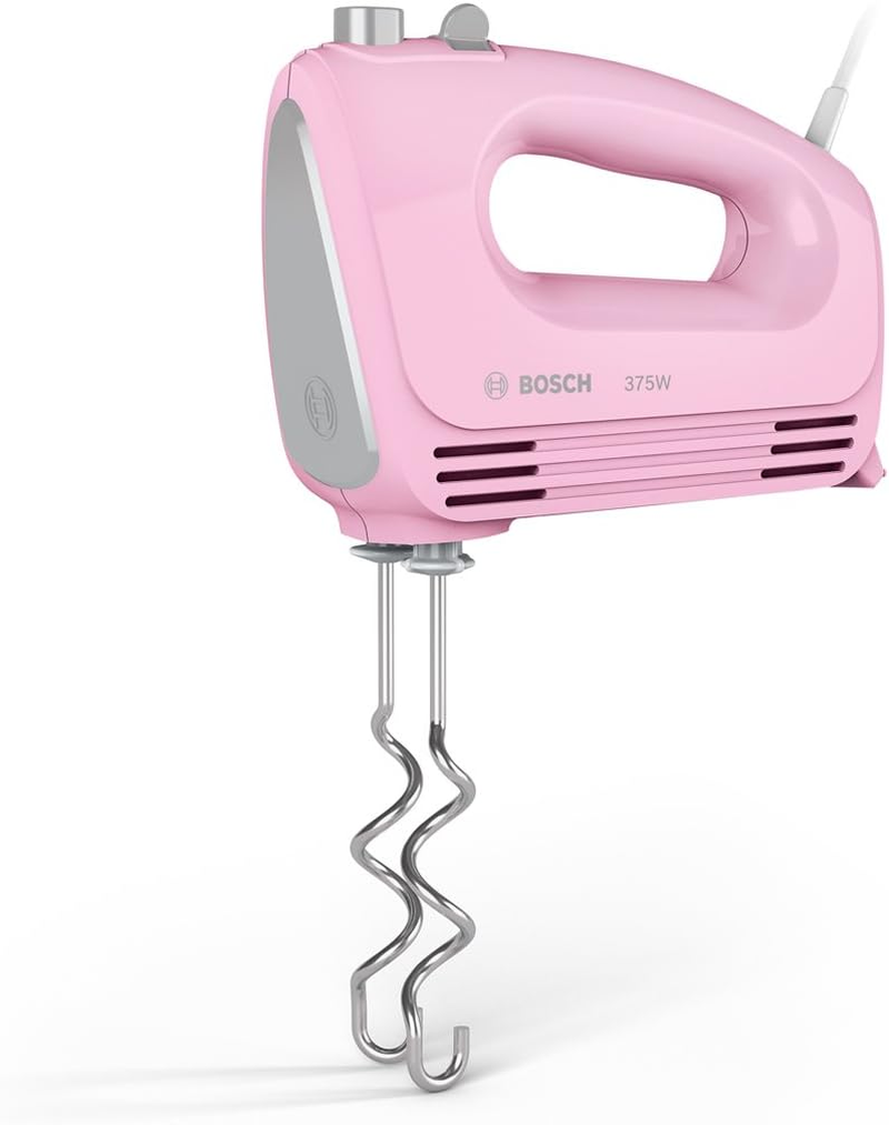 Bosch MFQ2210K Hand Mixer, Pink/Grey, 375 W