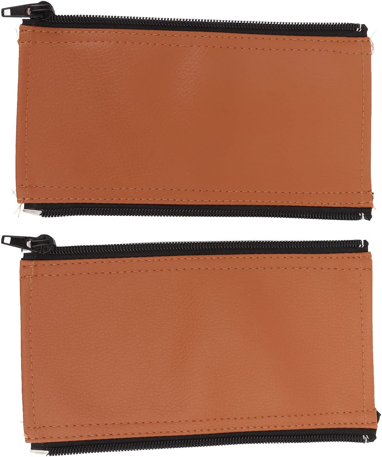 Stroller Handle Sleeve, Stroller Armrest Handle Covers Glazed 2Pcs Elastic Grip Bar Protection for Daily Use (Brown) image number 4