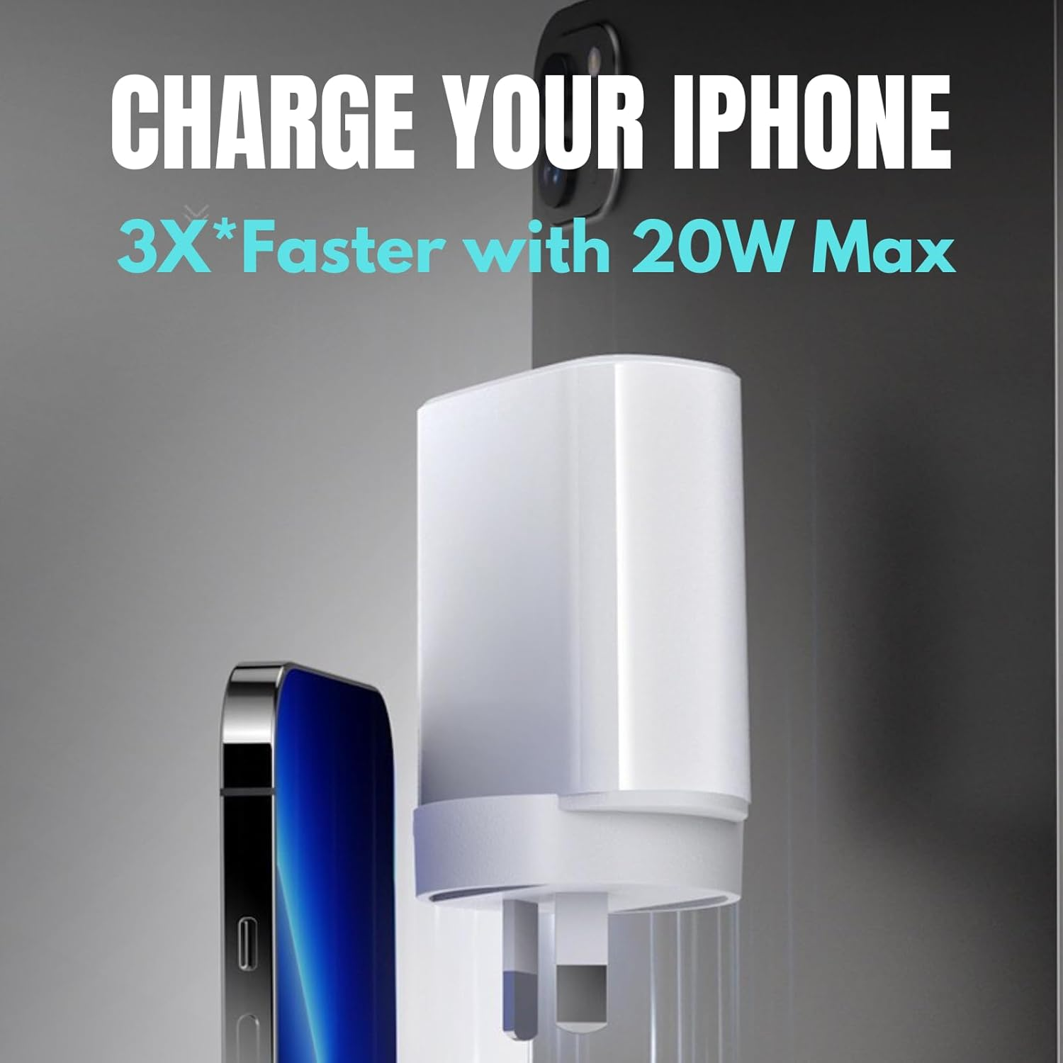 2-Pack 20W USB C Fast Charger, Dual Ports USB Fast Charger AU Plug, JOMWEN Wall Charger with PD 20W USB-C Port and QC3.0 18W USB-A for Iphone 16/15/15 Pro/14/13/12, Ipad, Galaxy S24/S23, Pixel 9 image number 6