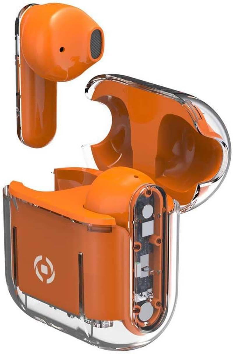 Celly Wireless Headphones Orange image number 1