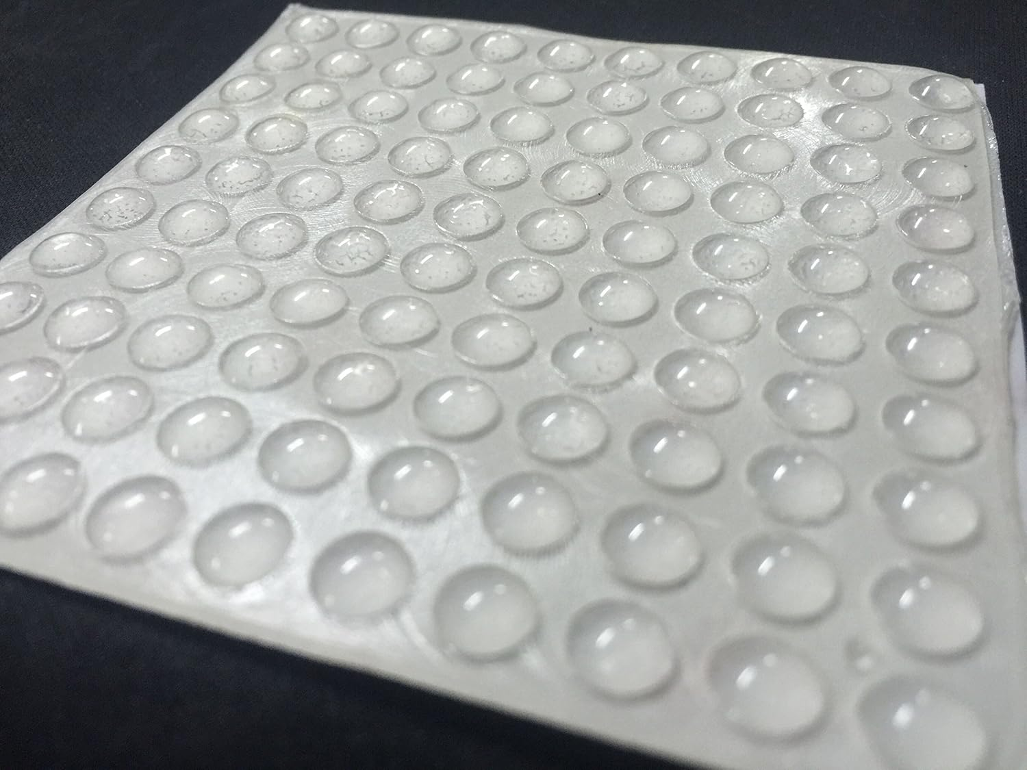 Bettli Self-Adhesive Clear Rubber Feet Tiny Bumpons (100 Pack) (0.25" (6.4Mm) X 0.079" (2.1Mm)) image number 3