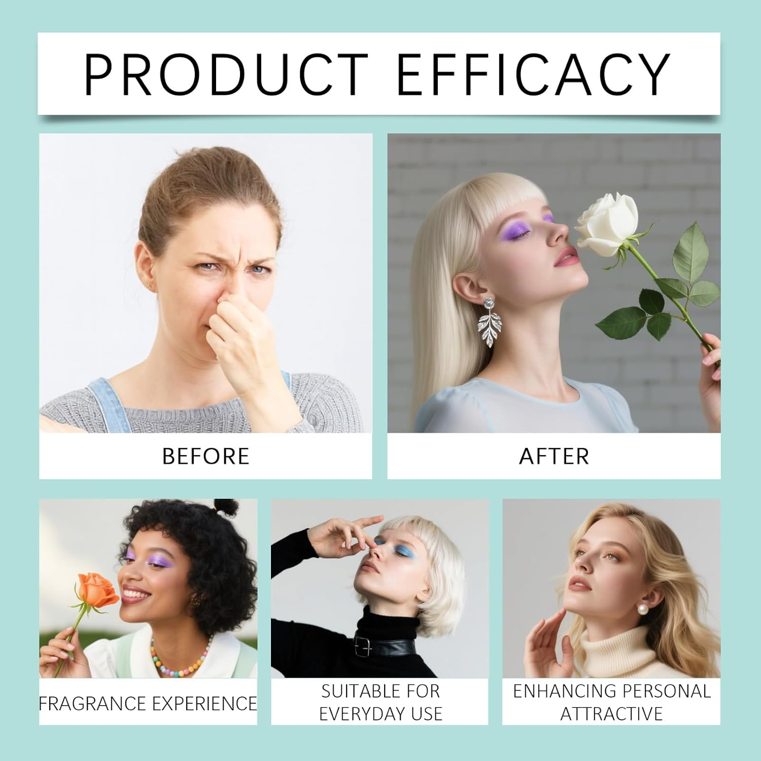 Perfume for Women, Lightweight Long Lasting Fragrance Mist, Hydrating, Versatile Everyday Perfume, Portable (3Pcs) image number 5