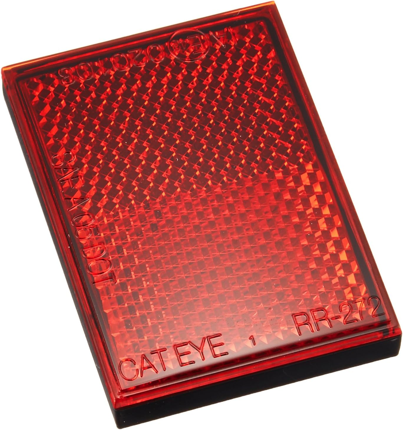 Amon V756 Reflective Protector, Red, Adhesive Included, Width 0.4 X Length 3.7 X Thickness 0.08 Inch (10 Mm) X Length 3.7 Inches (95 Mm) X Thickness 0.08 Inch (2 Mm), Pack of 4