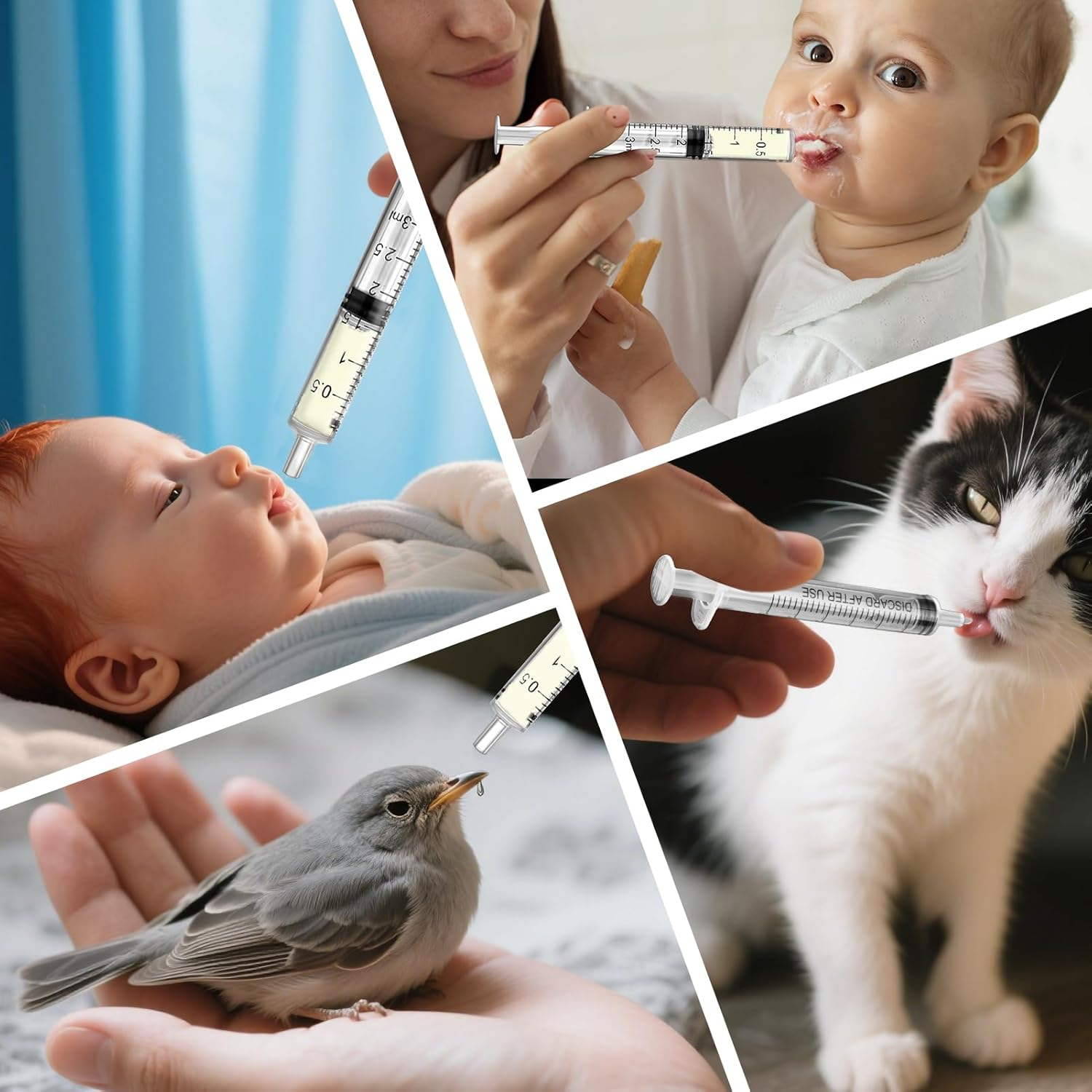 22 Pcs Colostrum Collector Kit, 10 Sterile Sealed Breast Milk Collector(3 ML) - Syringe No-Needle with Sealed Caps 10 Stickers 1 Colostrum Collection Measuring Cup(20Ml) 1 Slide Lock Storage Bag for Breastfeeding image number 2