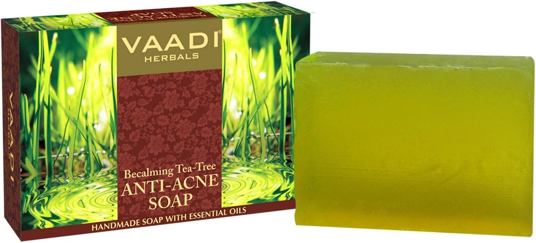 Elbow Foot Knee Scrub Soap (Bar Soap) with Almond and Walnut Scrub - Each 2.65 Oz - Pack of 6 (16 Oz) - Vaadi Herbals image number 6