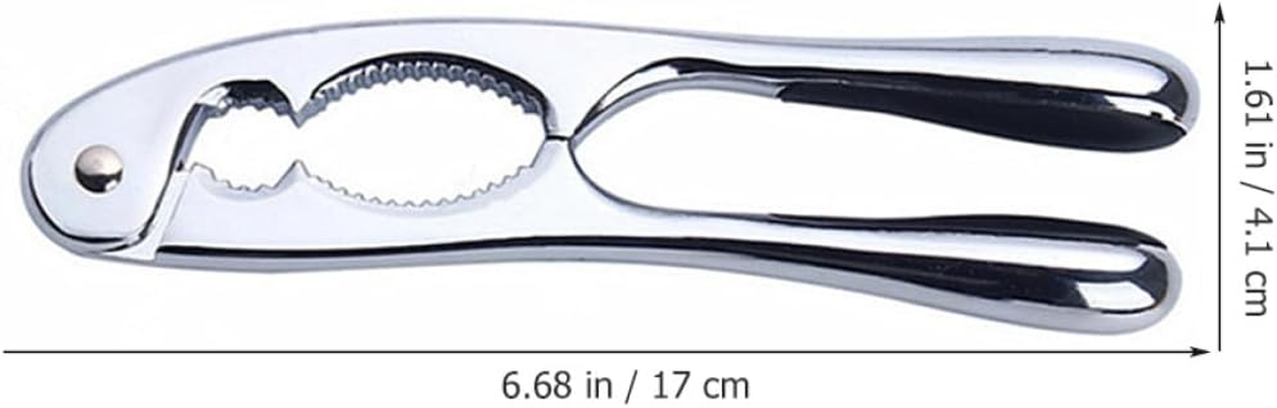 SHINEOFI Multifunctional Walnut Cracker Tool with White Matte Nickel Finish, Handheld Nutcracker for Walnuts, Pecans, Crab Legs, and Seafood, Kitchen Shelling Gadget for Easy Nut and Crab image number 6