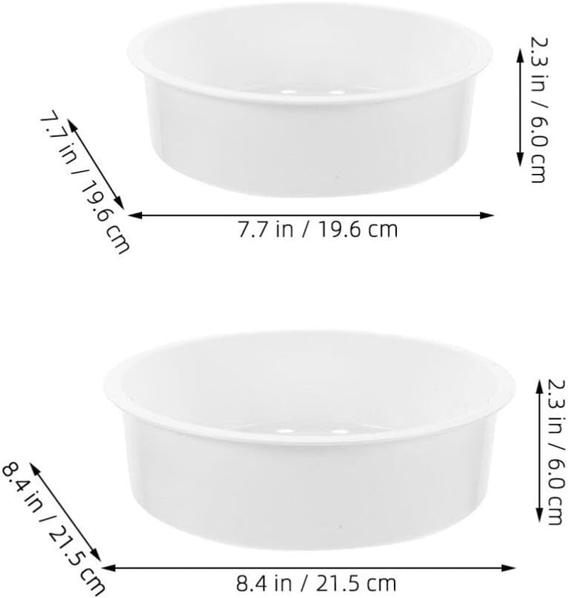 Alipis 2Pcs Steaming Rack Stand Steam Basket Insert Kitchen Cookware for Rice Cooker and Warmer Vegetable Veggie Fish Seafood image number 2