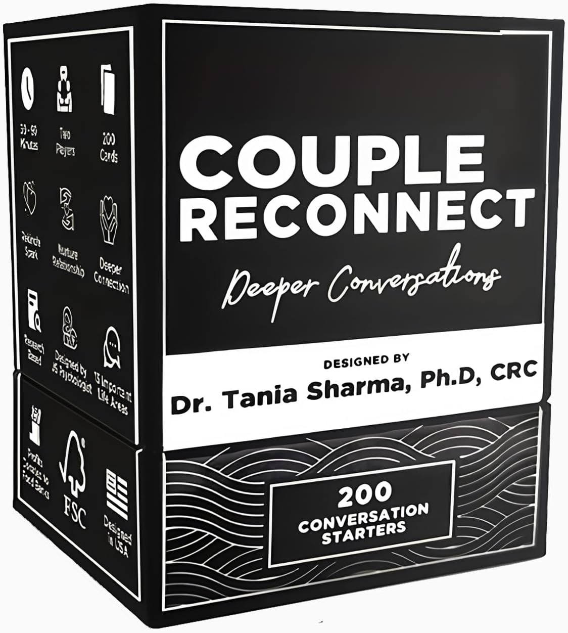 Couple Conversation Cards - 200 Deep Questions in 13 Topics, Relationship Card Game for Date Nights & Dinners, Marriage & Dating Couples Games to Strengthen Bonds image number 5