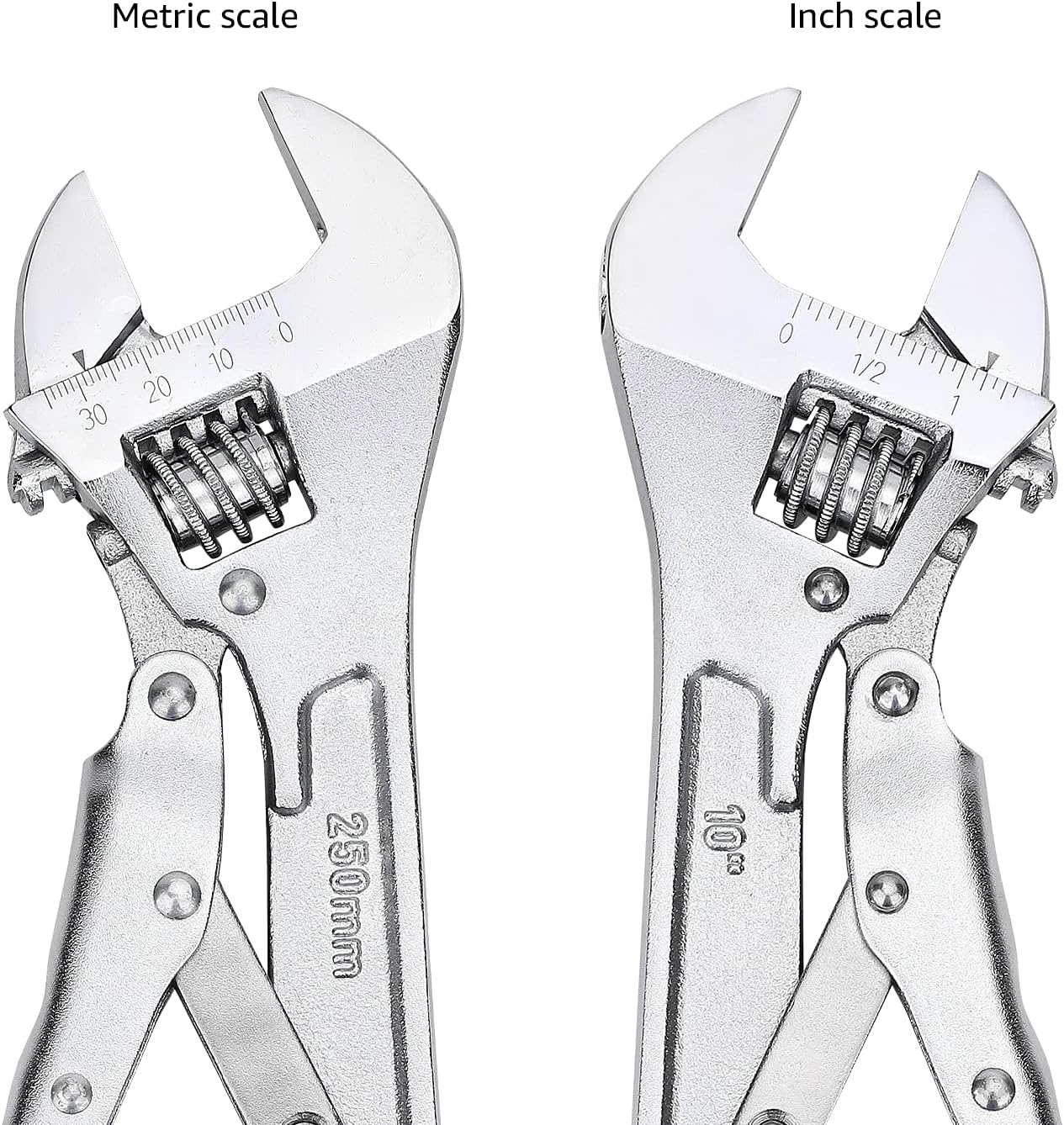 Amazon Basics 10-Inch (250Mm) Locking Adjustable Wrench image number 3