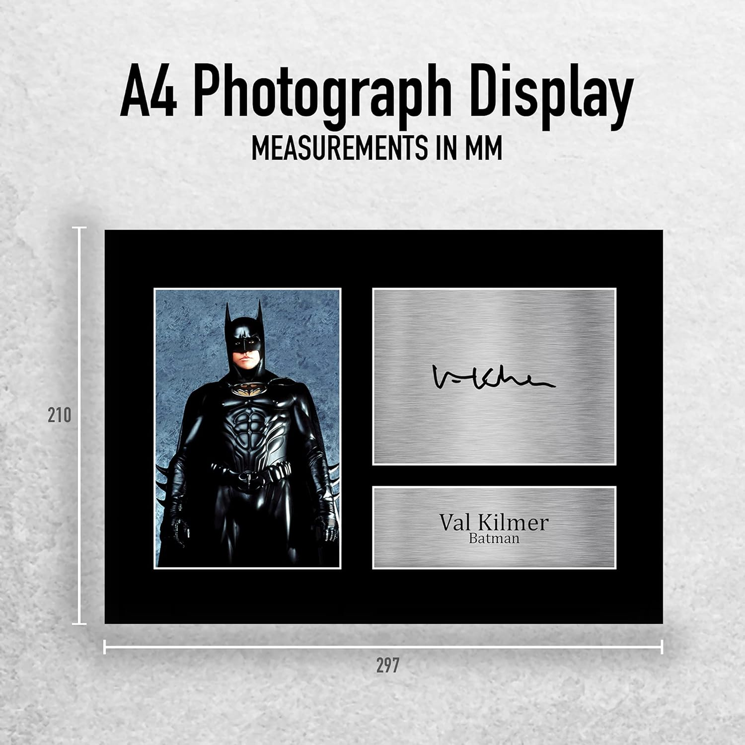 HWC Trading A4 Val Kilmer Batman Forever Gifts Printed Signed Autograph Picture for Movie Memorabilia Fans image number 1