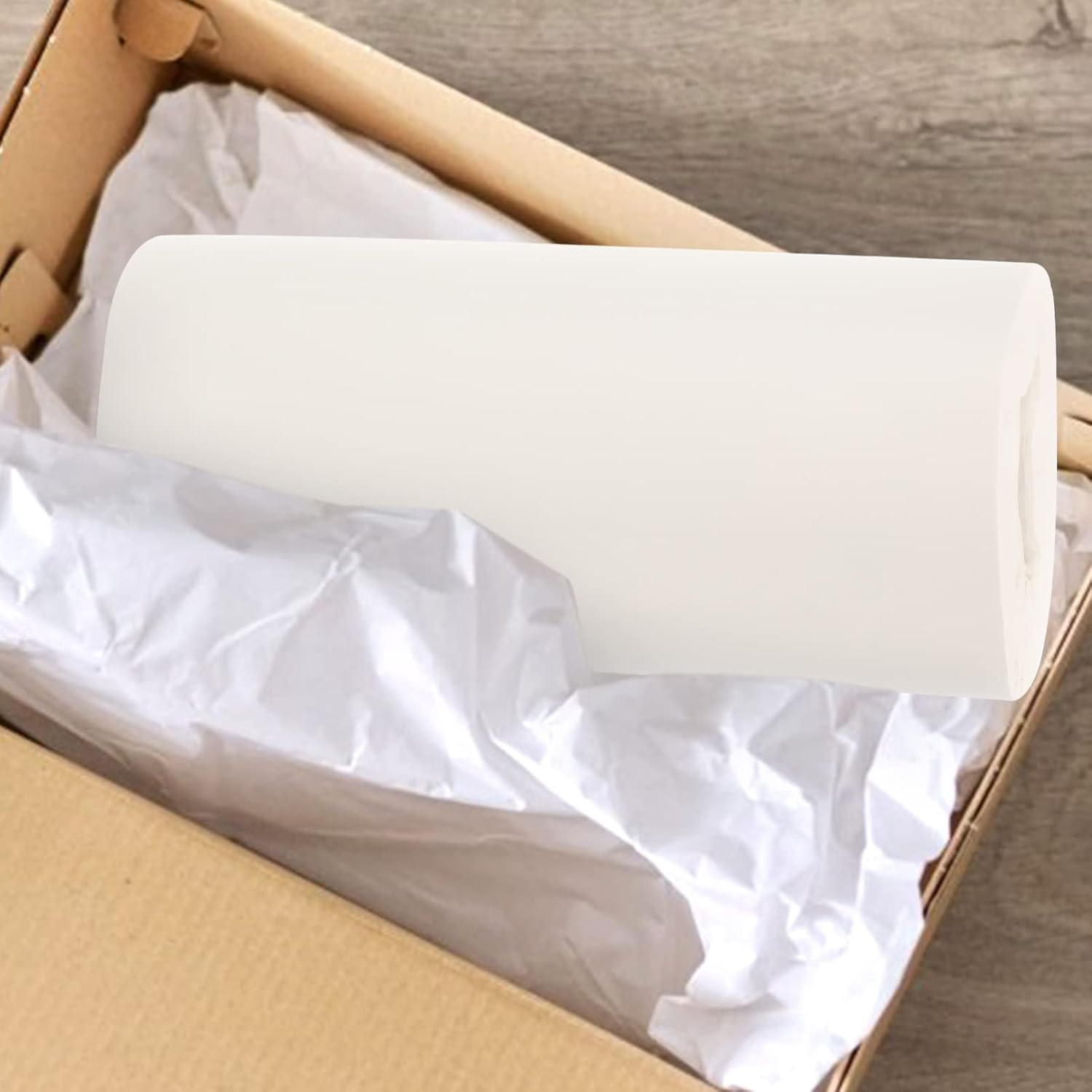 SEWACC 1 Roll Sydney Glassine Paper for Packing, Wrapping, Storage - Florist Acid Tissue, White Interlayer, Kraft Paper for Shirts image number 4