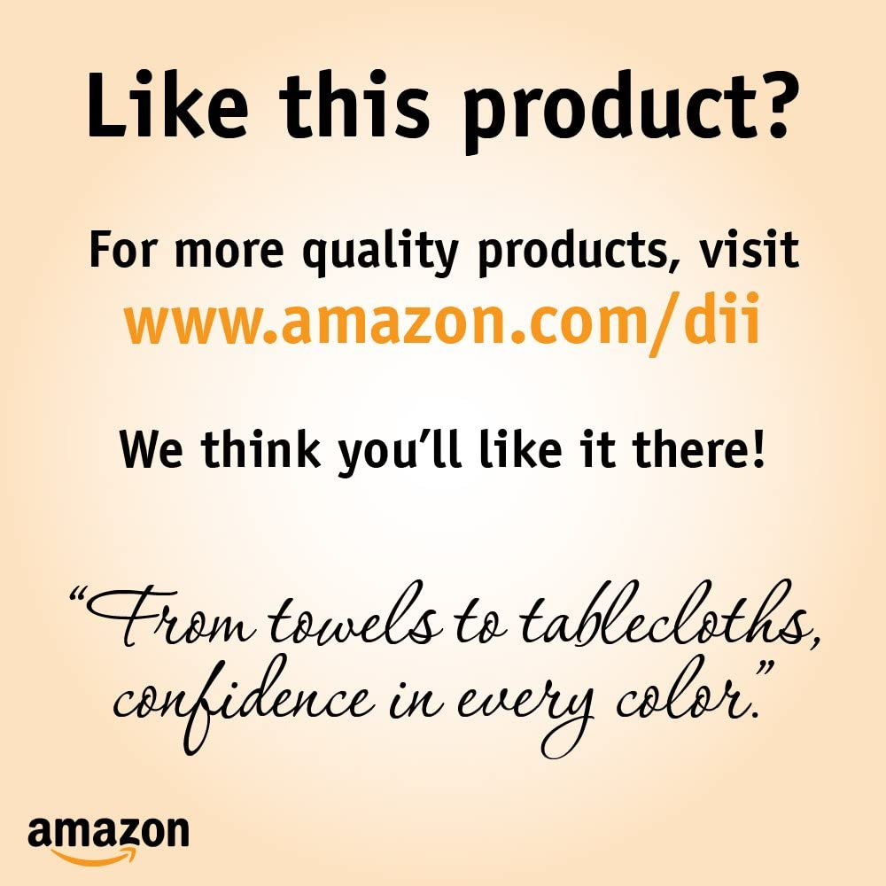 DII Home Essentials 100% Polyester, Machine Washable, Shabby Chic, Vintage Tablecloth or Overlay 63" Round, Floral Lace image number 5