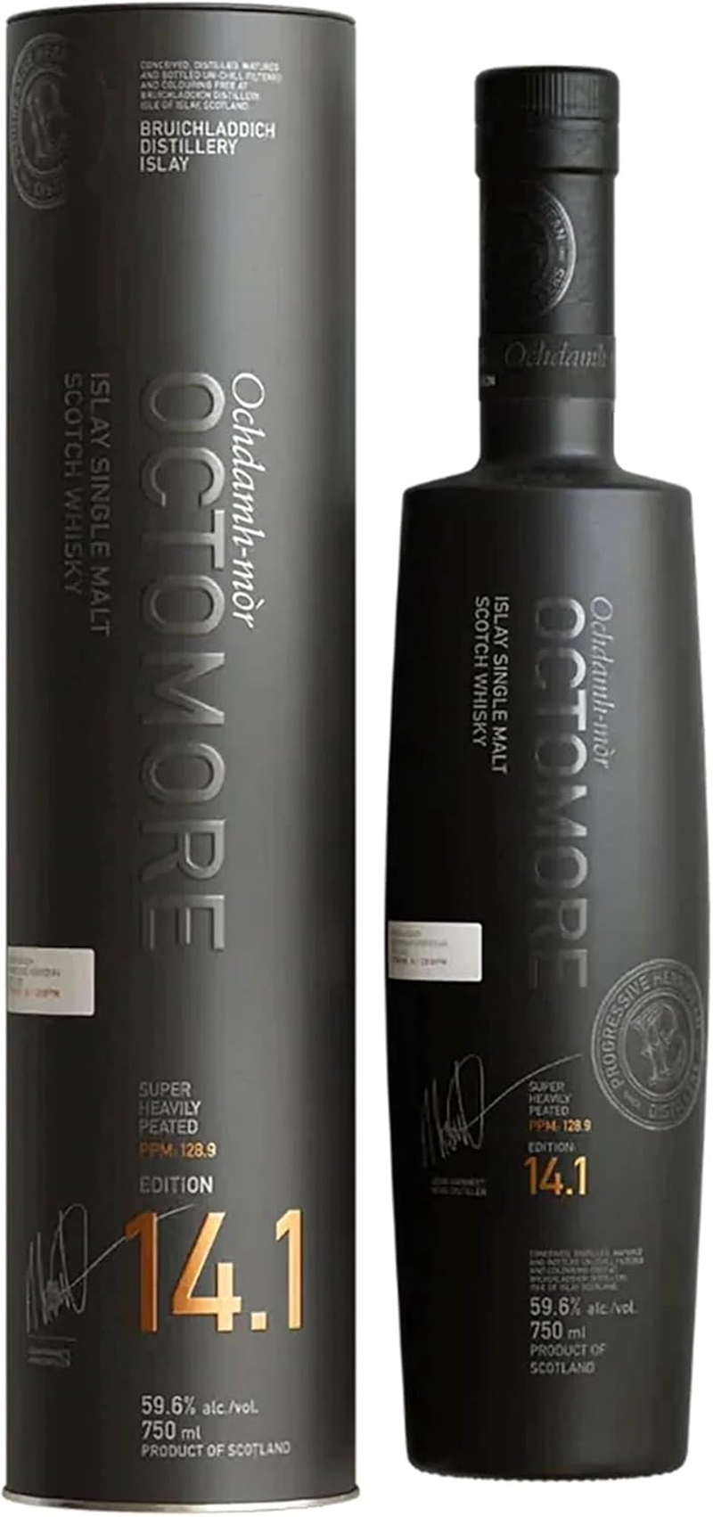 Bruichladdich Octomore 14.1 Cask Strength Single Malt Scotch Whiskey 700Ml Limited Edition