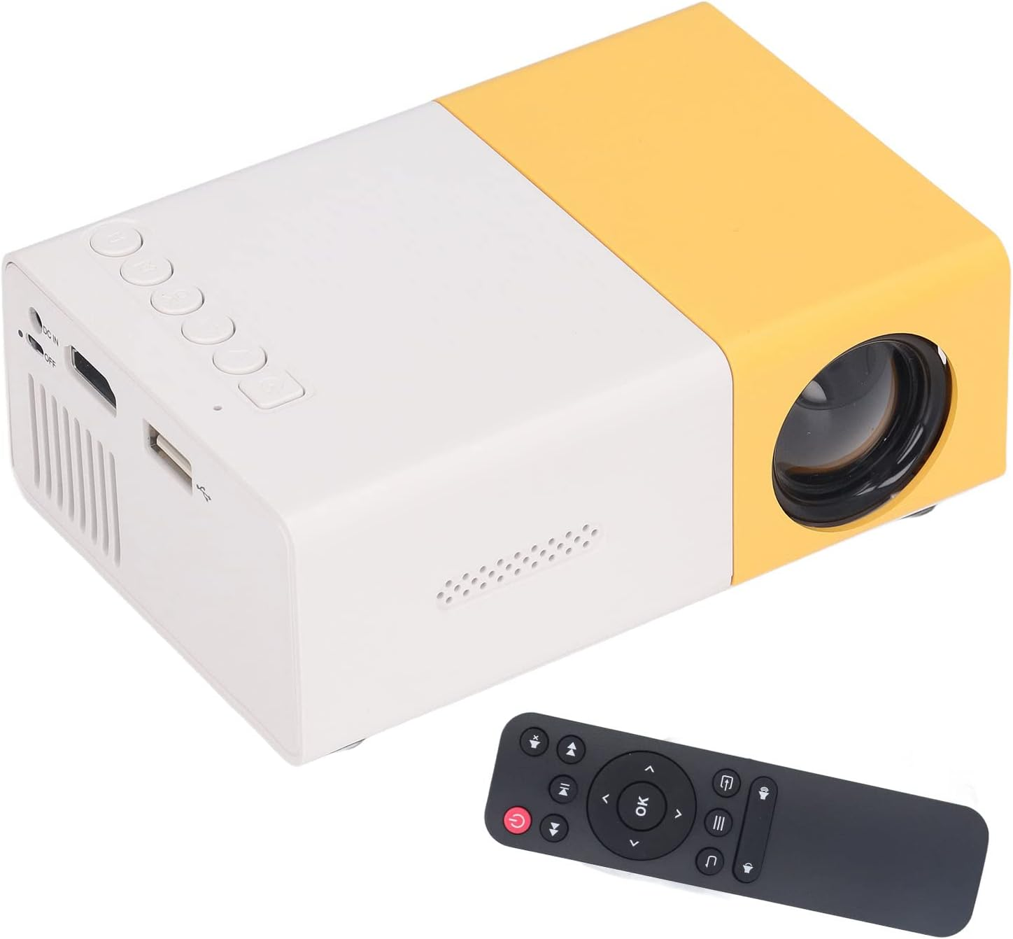 Phone Projector, Mini Projector 1920 X 1080 Resolution 24-60 Inch Big Screen for Outdoor Home (AU Plug) image number 4