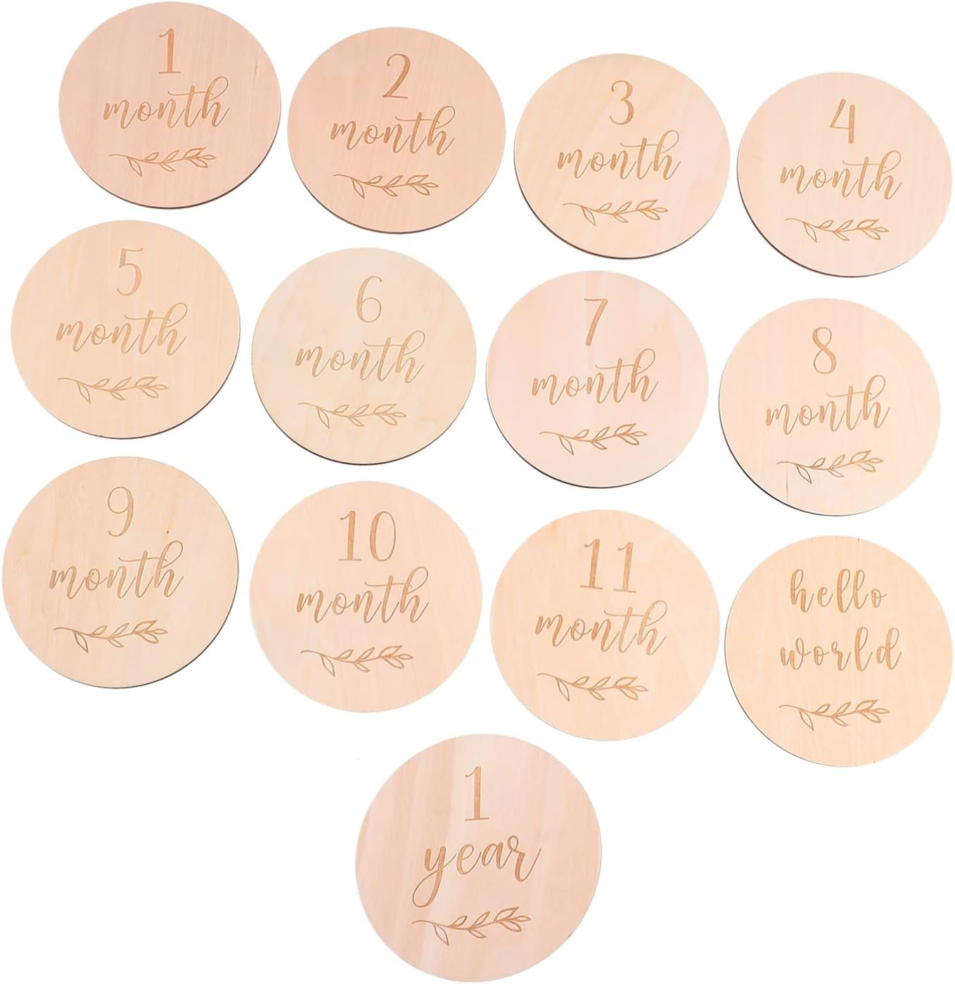 ERINGOGO 13Pcs Unique Milestone Photography Props Monthly Cards for Home Decor Photo Sessions image number 5
