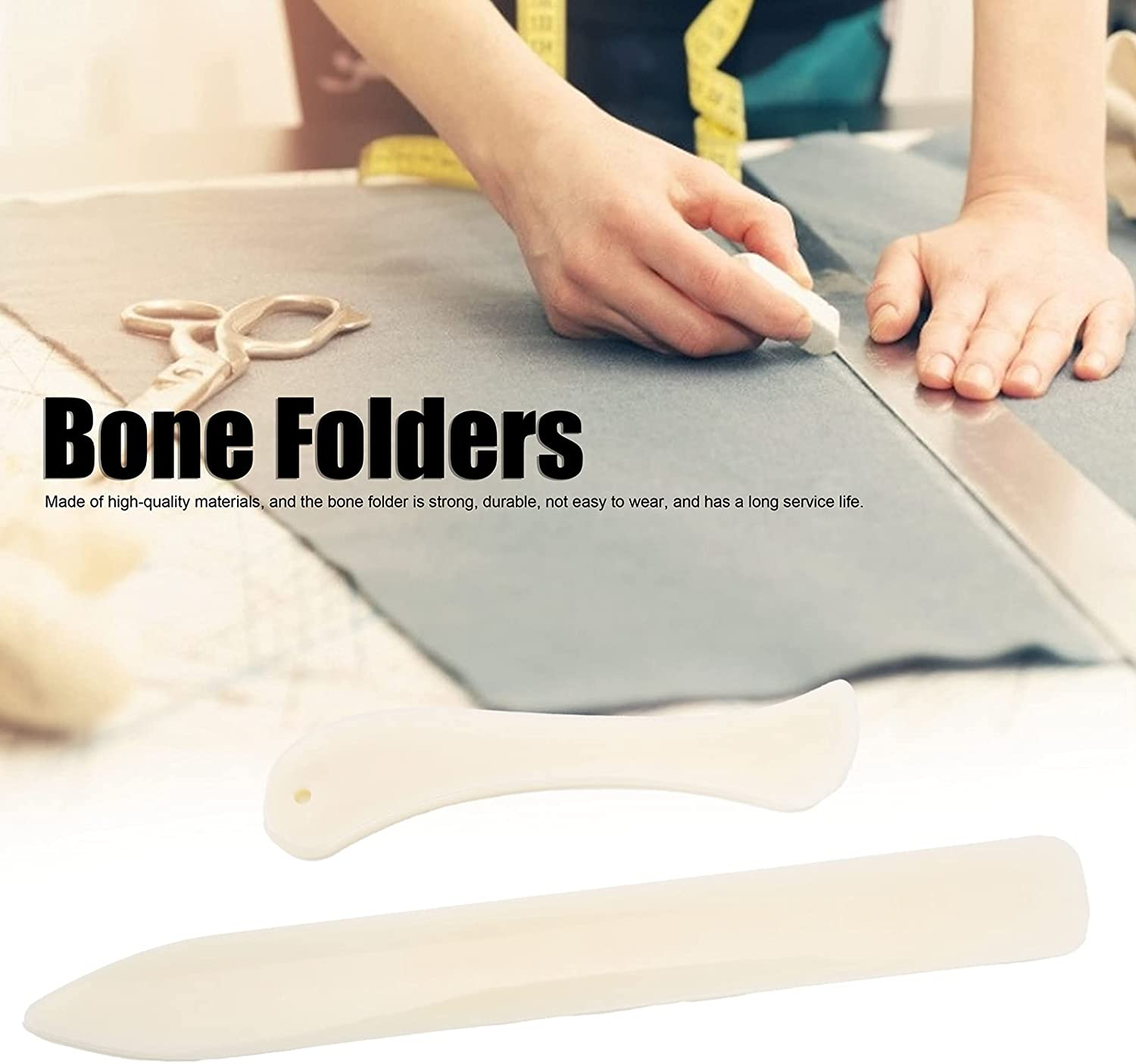 Bone Folder, Origami Paper Creaser Traditional for Scrapbooking for Sewing for Card Making for Bookbinding image number 1
