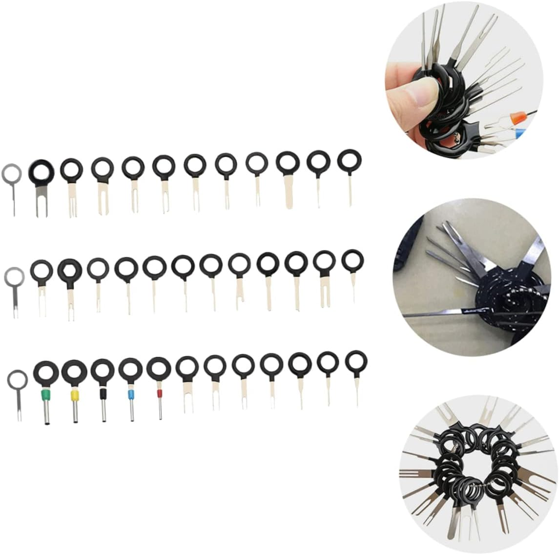 OSOLADY 82Pcs Automotive Terminal Removal Tools Car Wire Connector Pin Extractor Ejector Puller for Electrical Repair image number 6