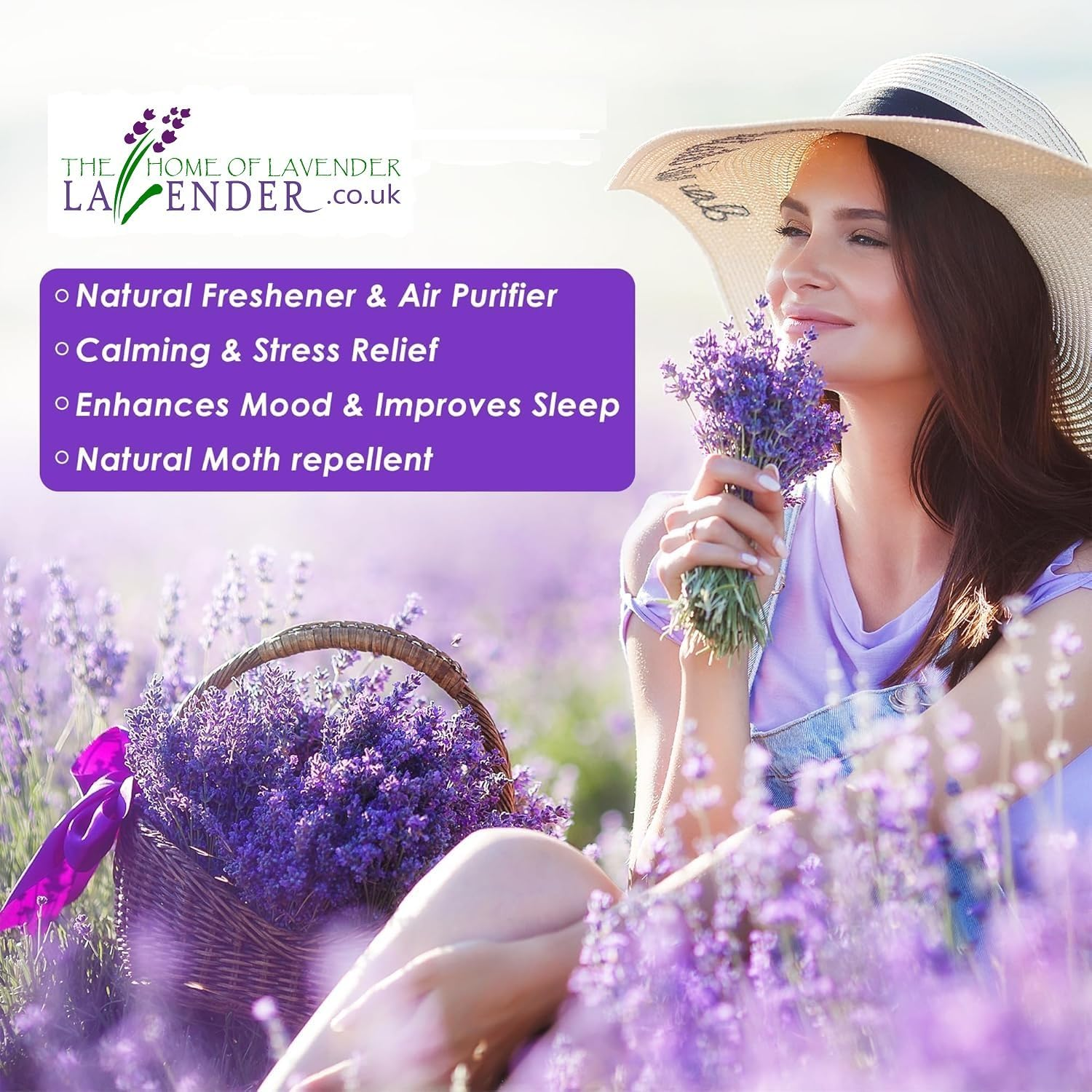 5 Lilac Organza Bags Filled with Natural Organic French Provence Lavender 5X7 Sized Sachets image number 4