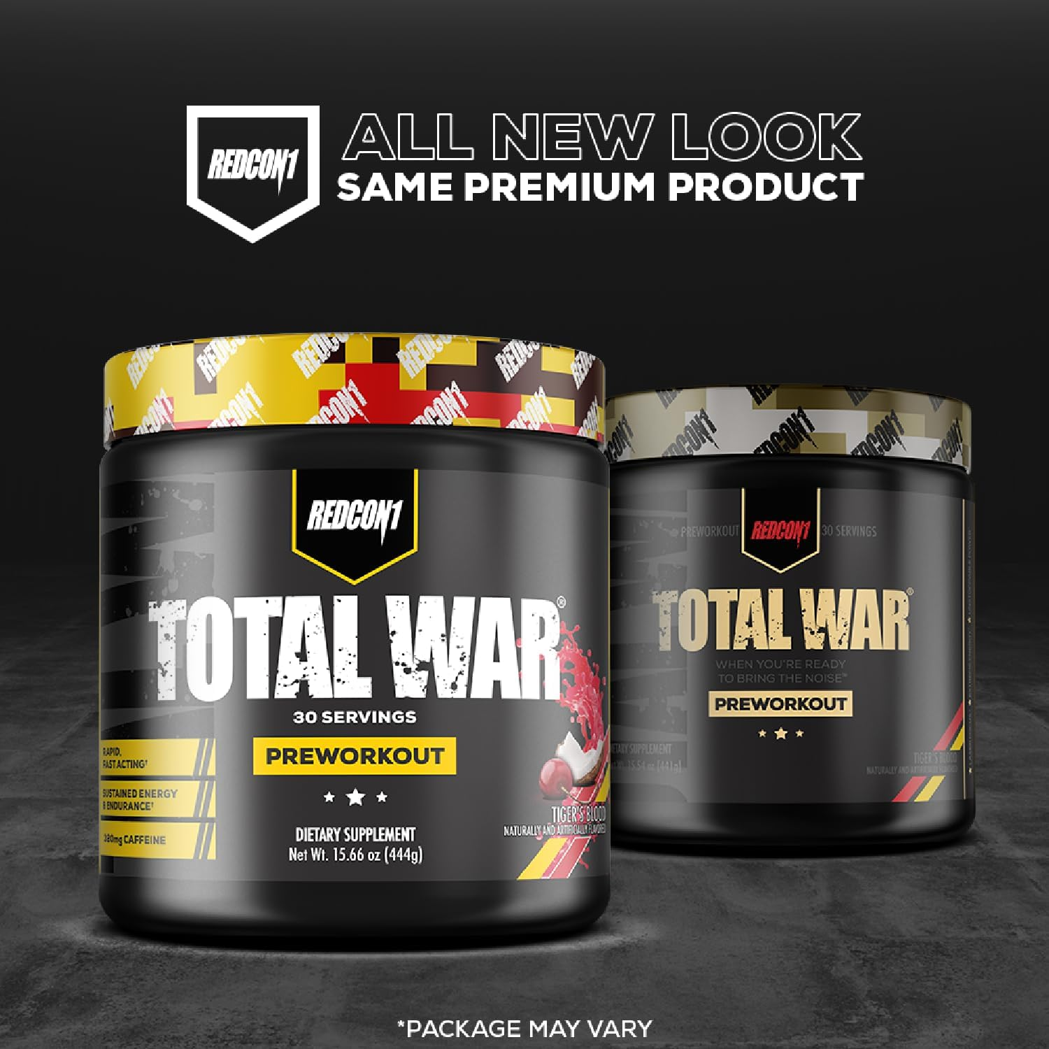 Redcon1 Total War Pre-Workout Powder - Rainbow Candy, Rainbow Candy 441 Grams (Pack of 1) image number 2