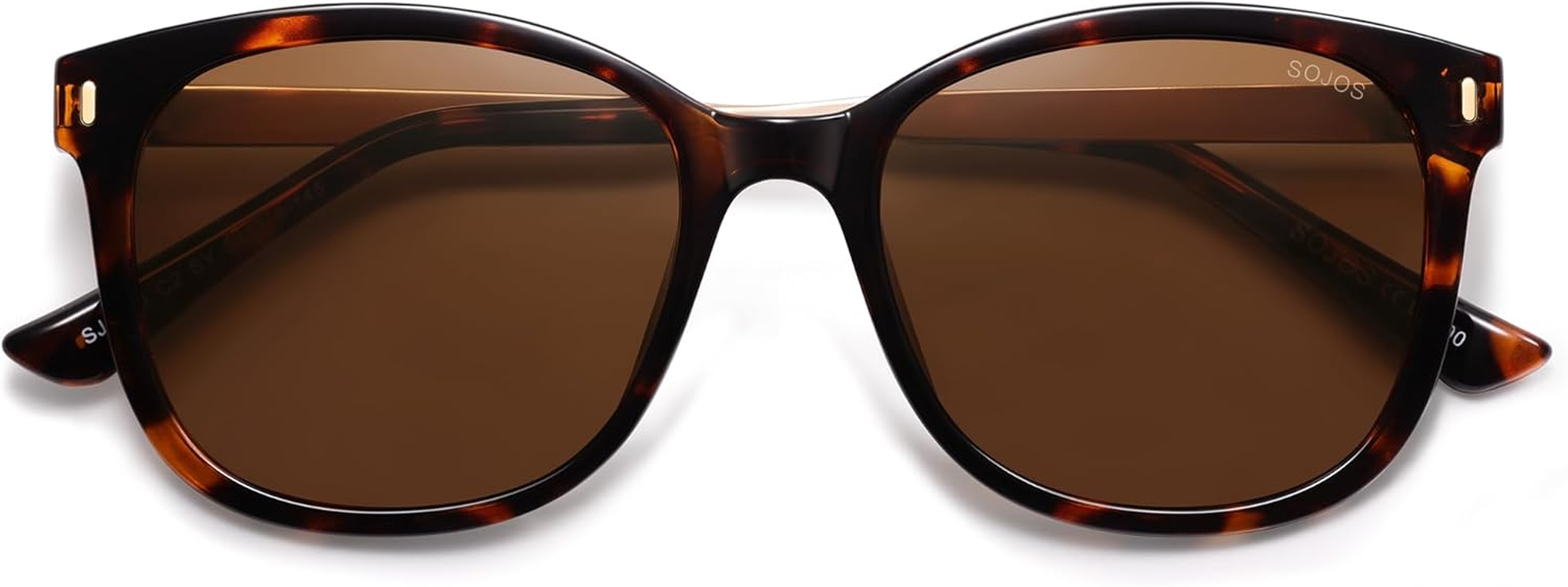 SOJOS Classic Square Polarized Sunglasses for Women Oversized Trendy Retro UV Protection Shade SJ2640 image number 4