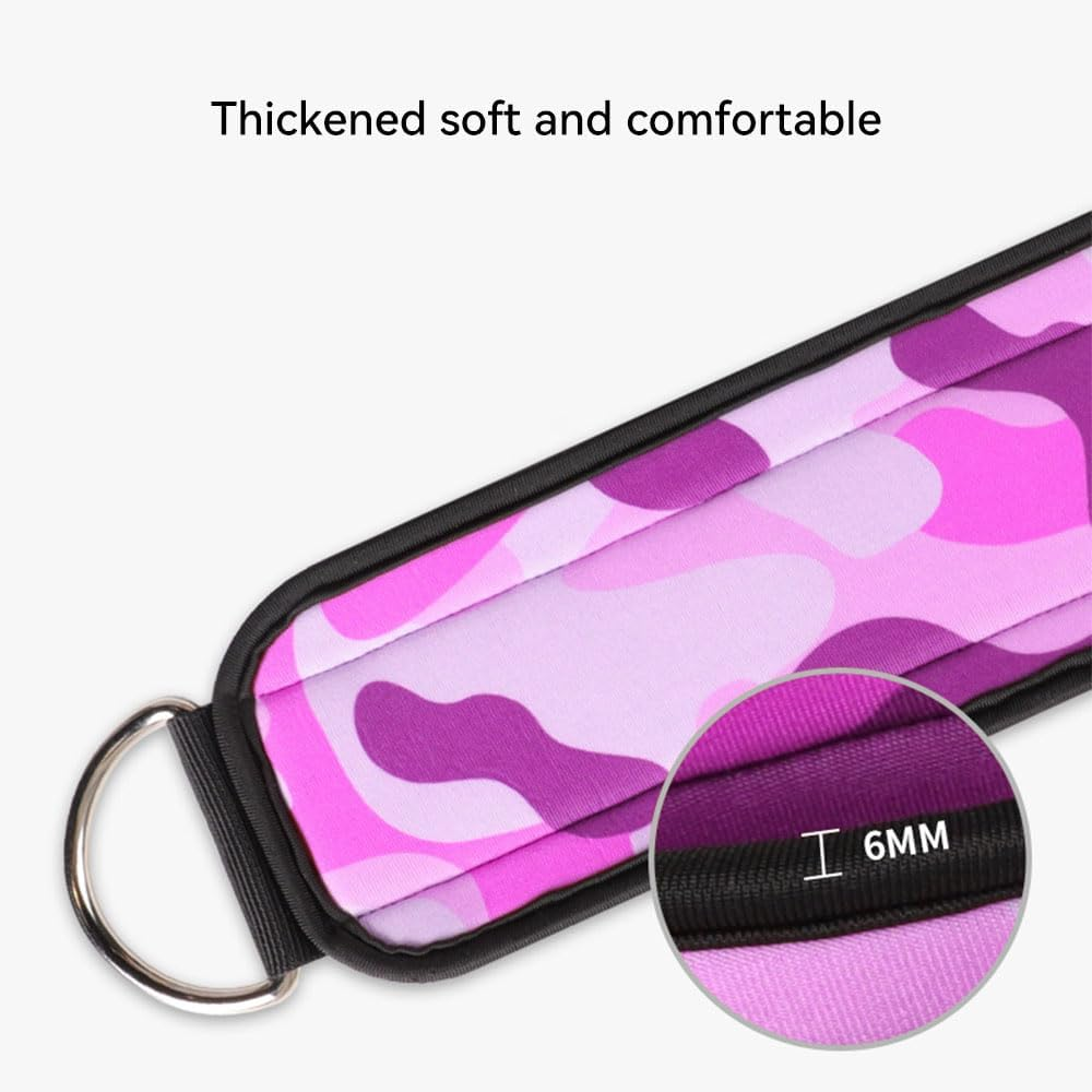 JZS Fitness Ankle Straps, Ankle Wrist for Cable Machines and Resistance Bands, Work Out Cuff Attachment for Home & Gym Workouts Glute Kickbacks, Leg Extensions(Green) image number 6